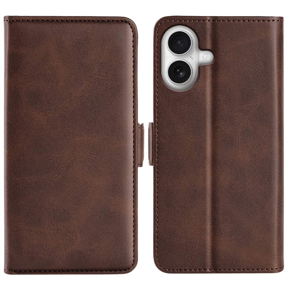 Comfycase Apple iPhone 17 Bookcase Hoesje Bruin