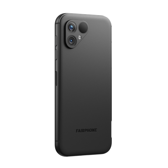 Fairphone 5 Matte Black - Achterkant