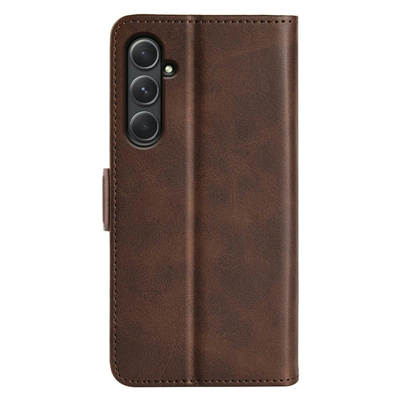 Comfycase Samsung Galaxy A55 Bookcase Hoesje Bruin