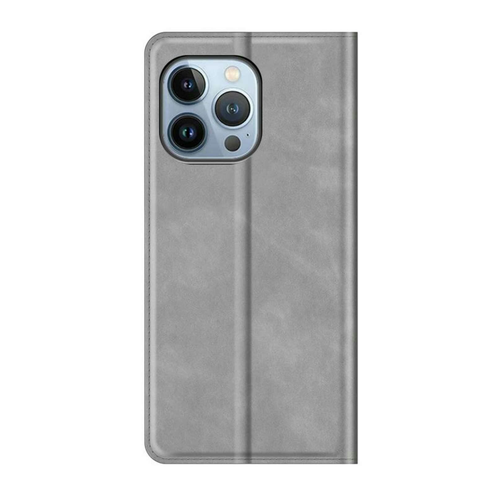 Just in Case iPhone 14 Pro Max Portemonnee Hoesje Grijs