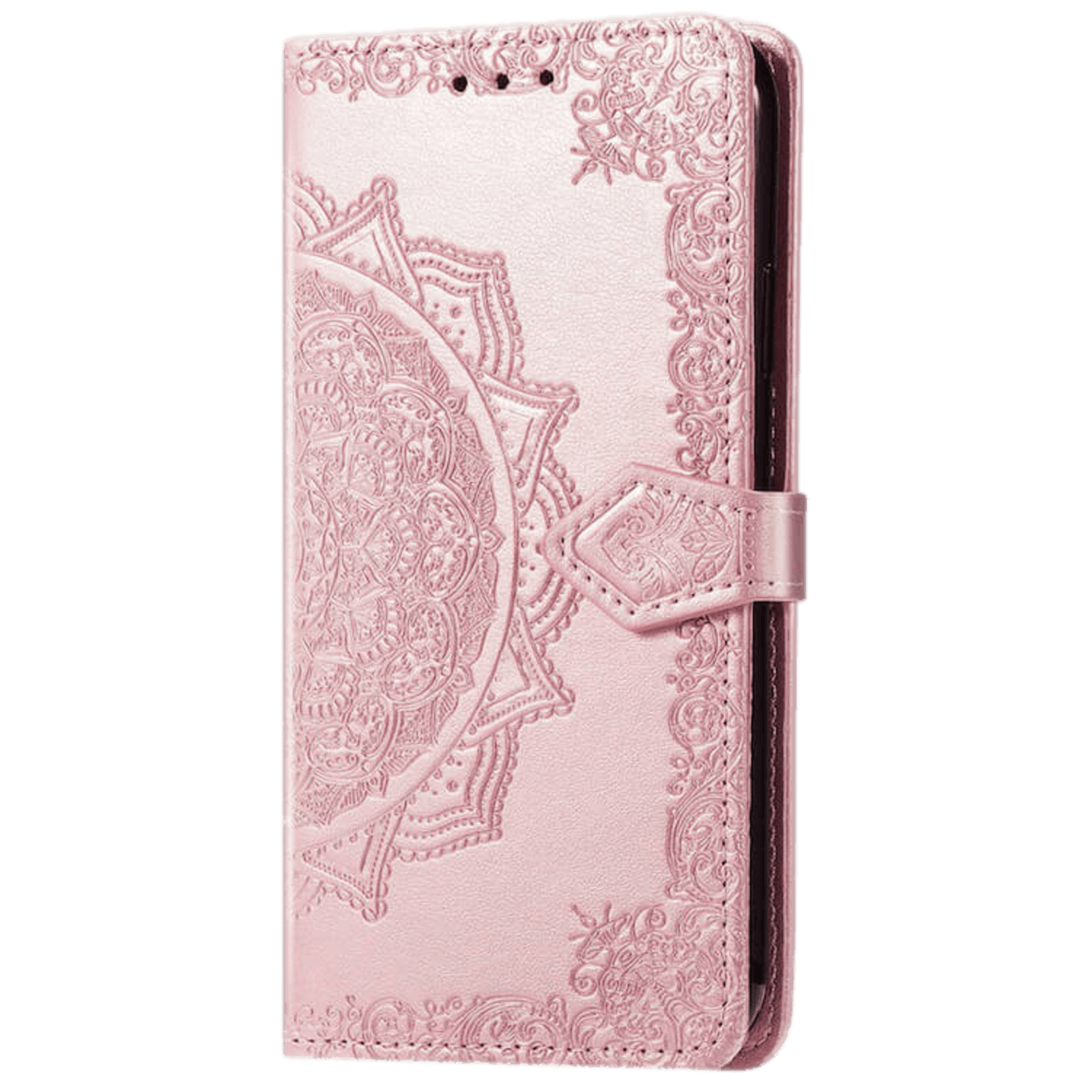 Comfycase OnePlus Nord 2 Butterfly Booklet Telefoonhoesje Roségoud
