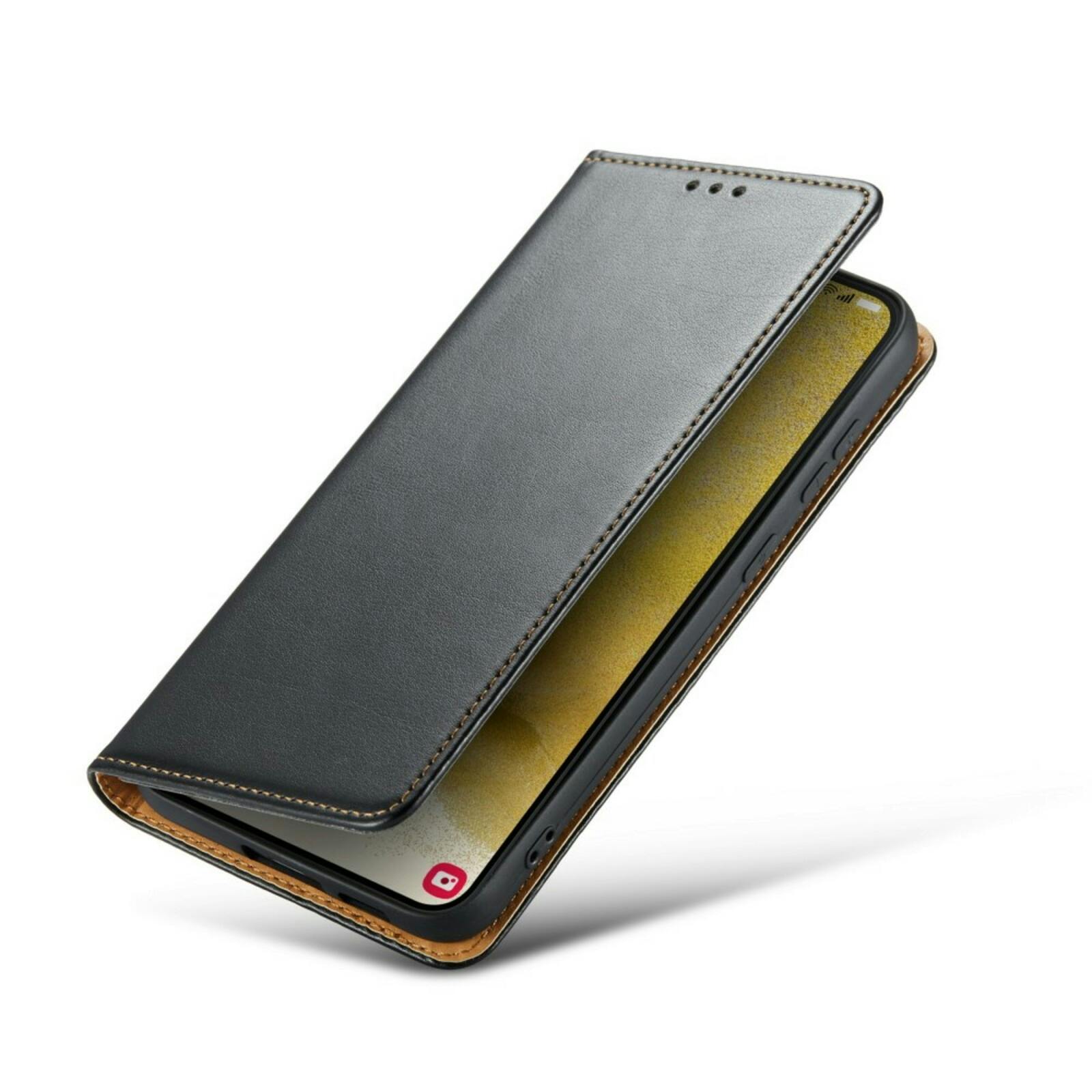 Fierre Shann Samsung Galaxy S24 Plus Slim Wallet Hoesje Zwart