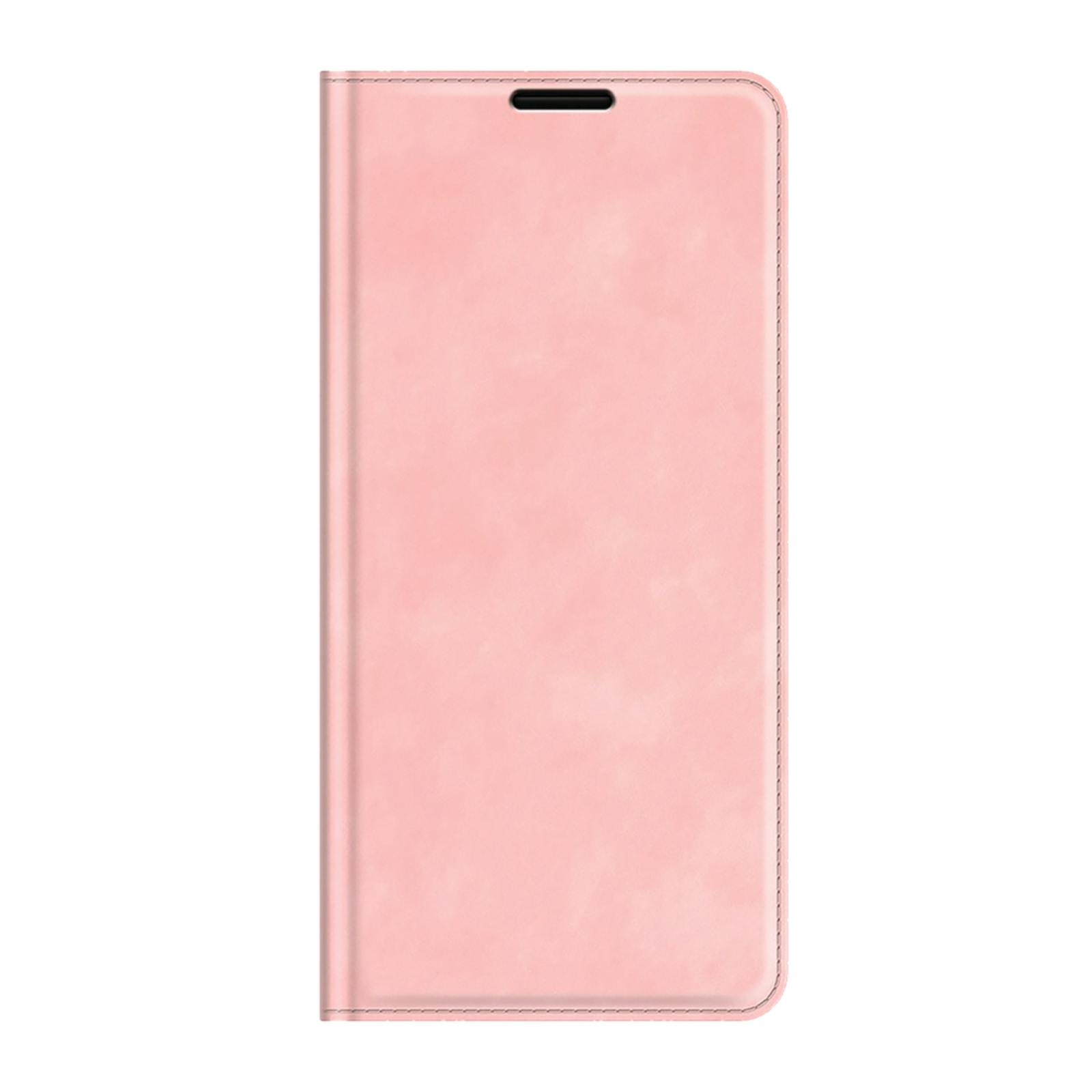 Just in Case iPhone 15 Plus Magnetisch Portemonnee Hoesje Roze