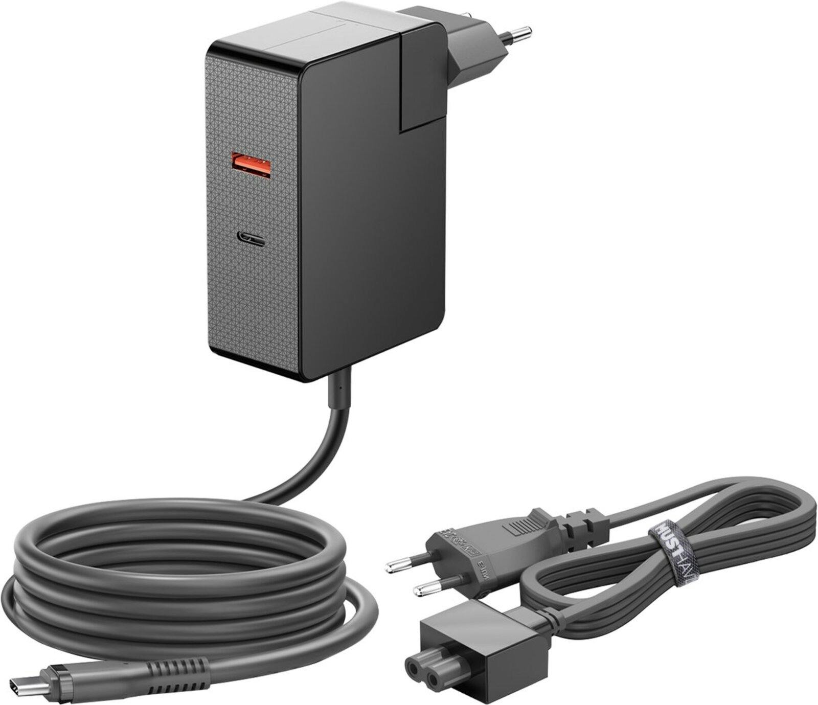 Musthavz 100W Laptop Oplader met Verlengsnoer