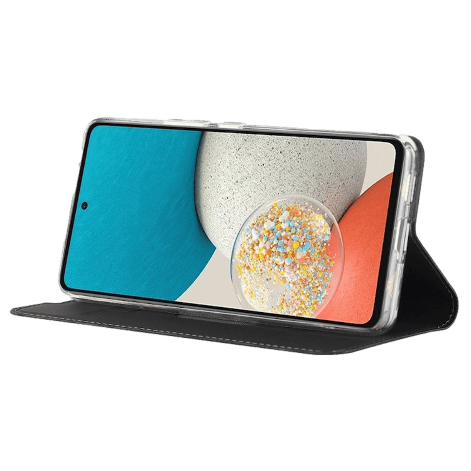Comfycase Samsung Galaxy A53 Ultra-Slim Flip Case Magnetische Sluiting Zwart