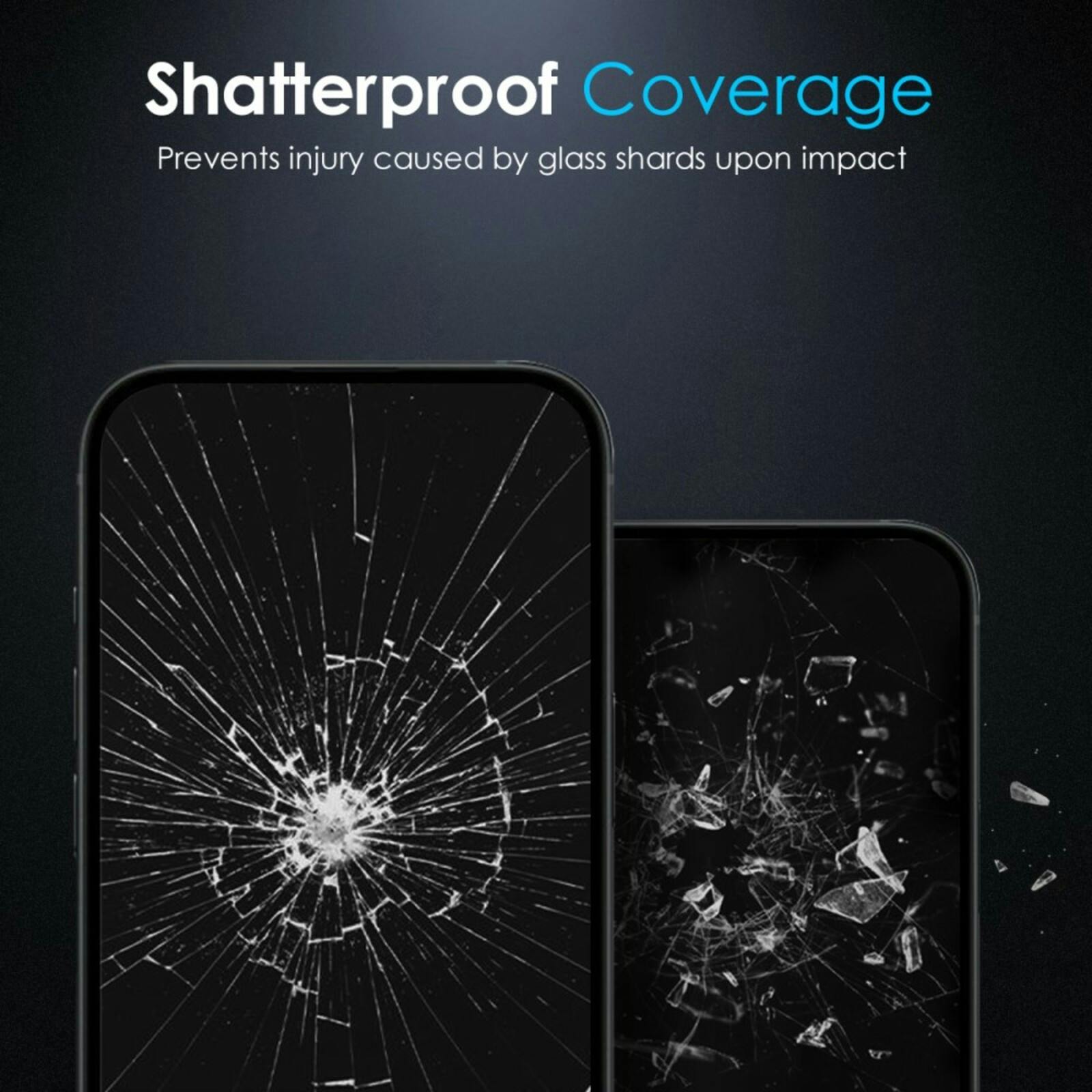 Northjo iPhone 16 Plus A++ Full Screen Anti-Glare Screenprotector Privacy