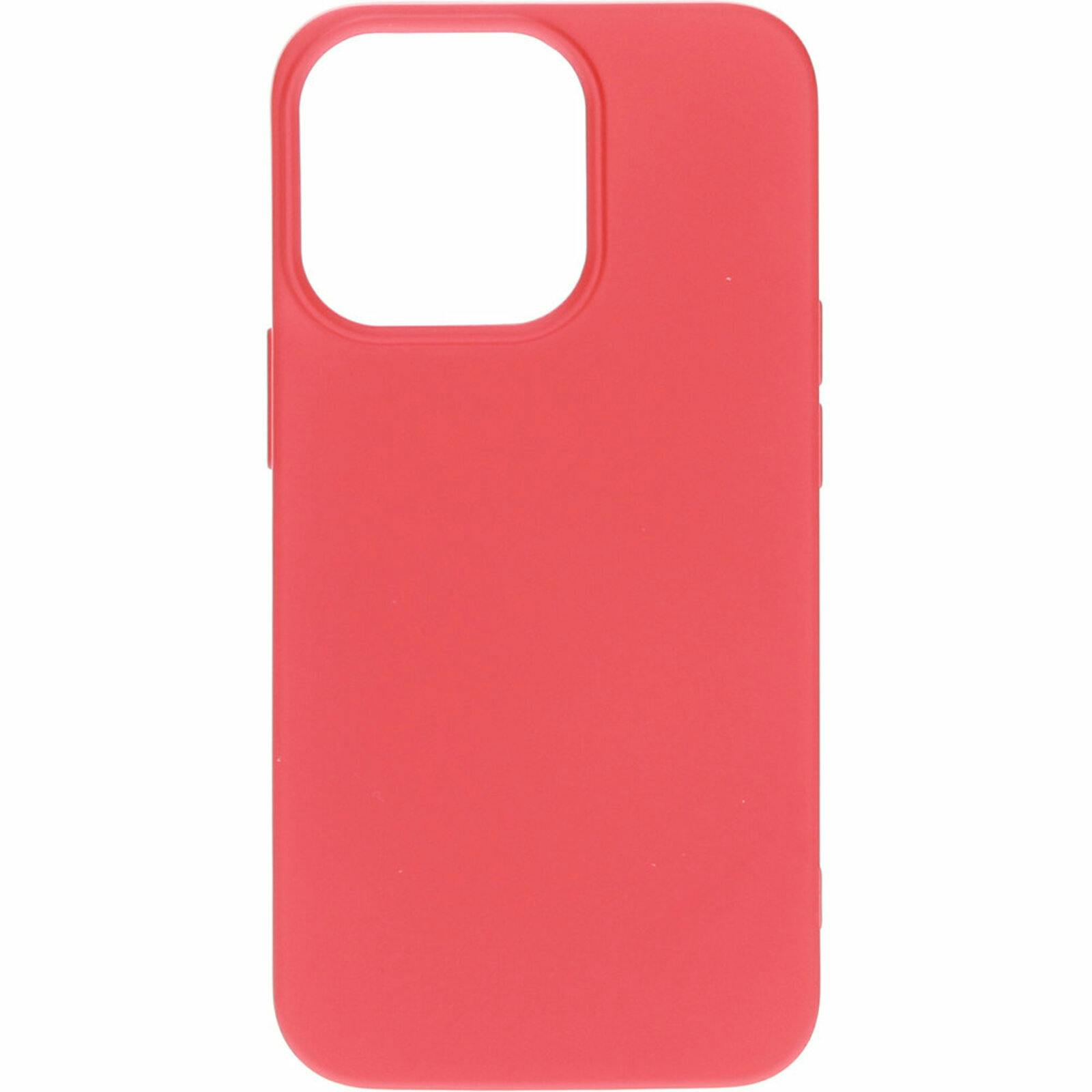 Mobiparts iPhone 13 Pro Siliconen Hoesje Scarlet Red