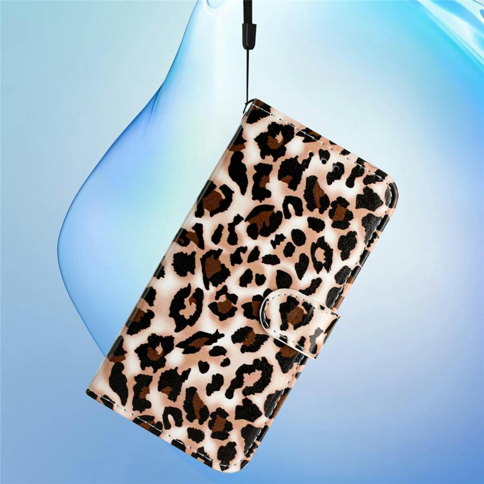 Comfycase Apple iPhone 17 Air Bookcase Luipaardprint Meerkleurig