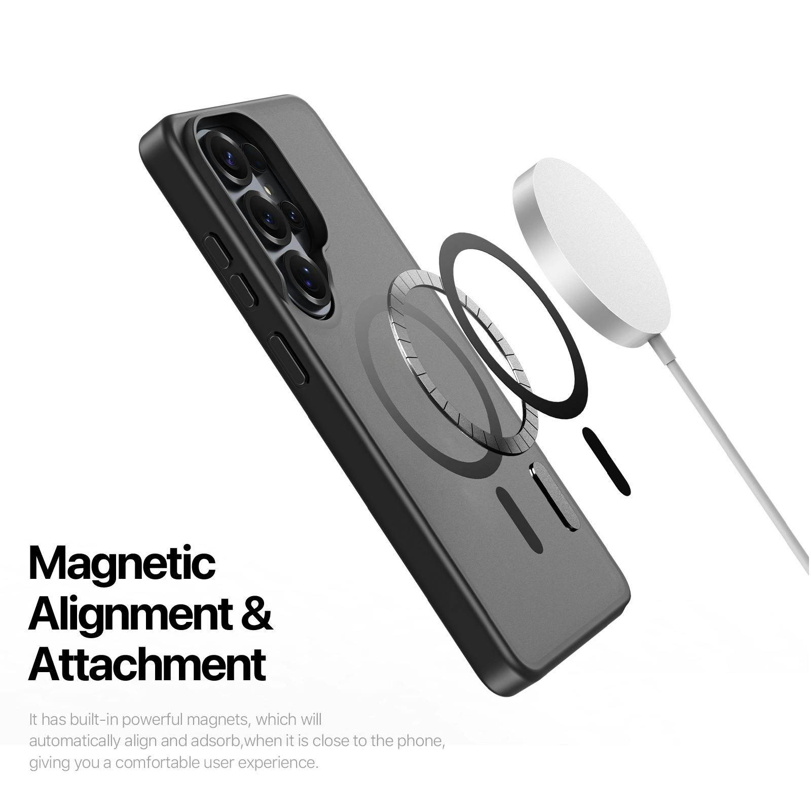 DUX DUCIS Samsung Galaxy S26 Ultra Magnetic Mat Hoesje Zwart