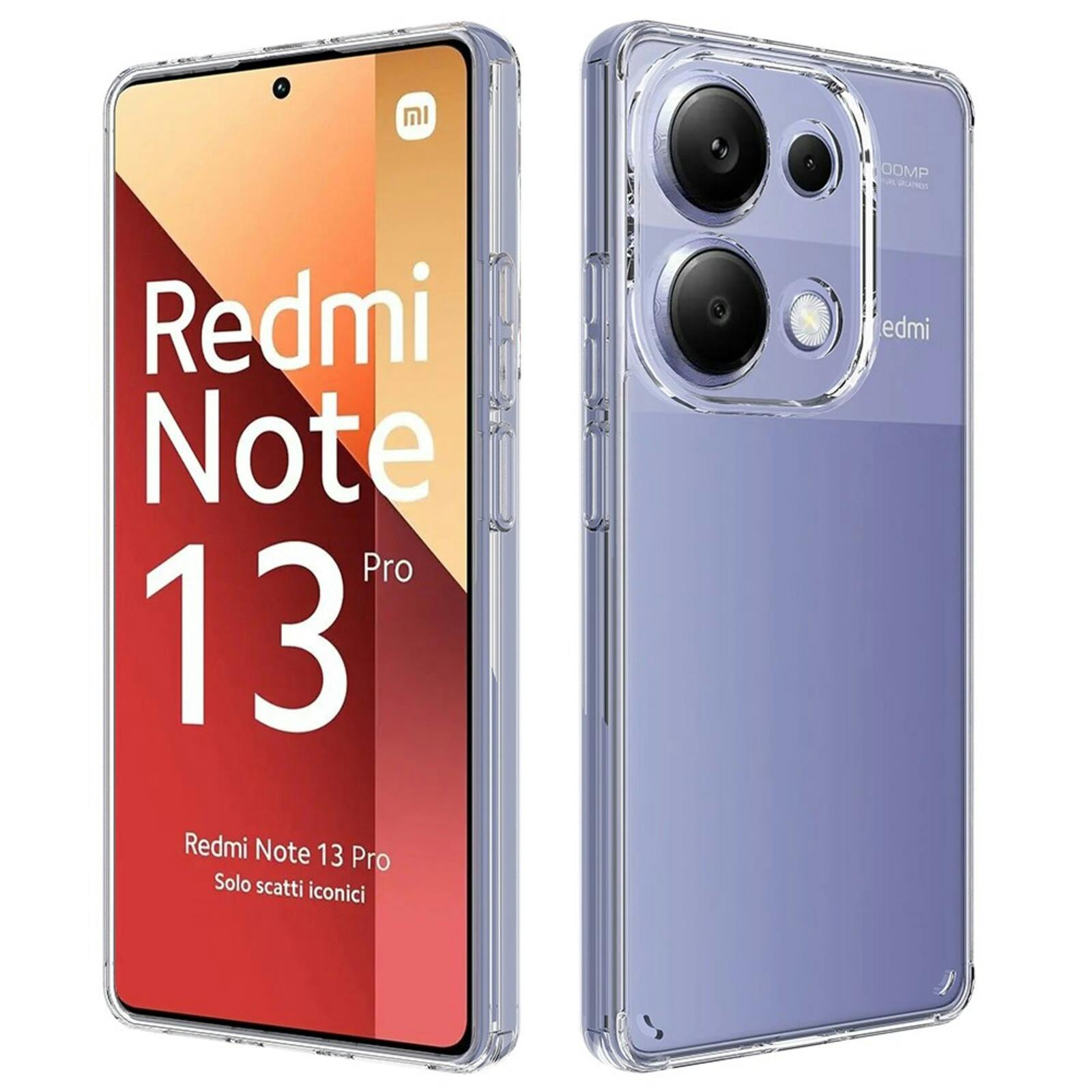 CaseBody Redmi Note 13 Pro 4G Airbag Schokbestendig Hoesje Transparant