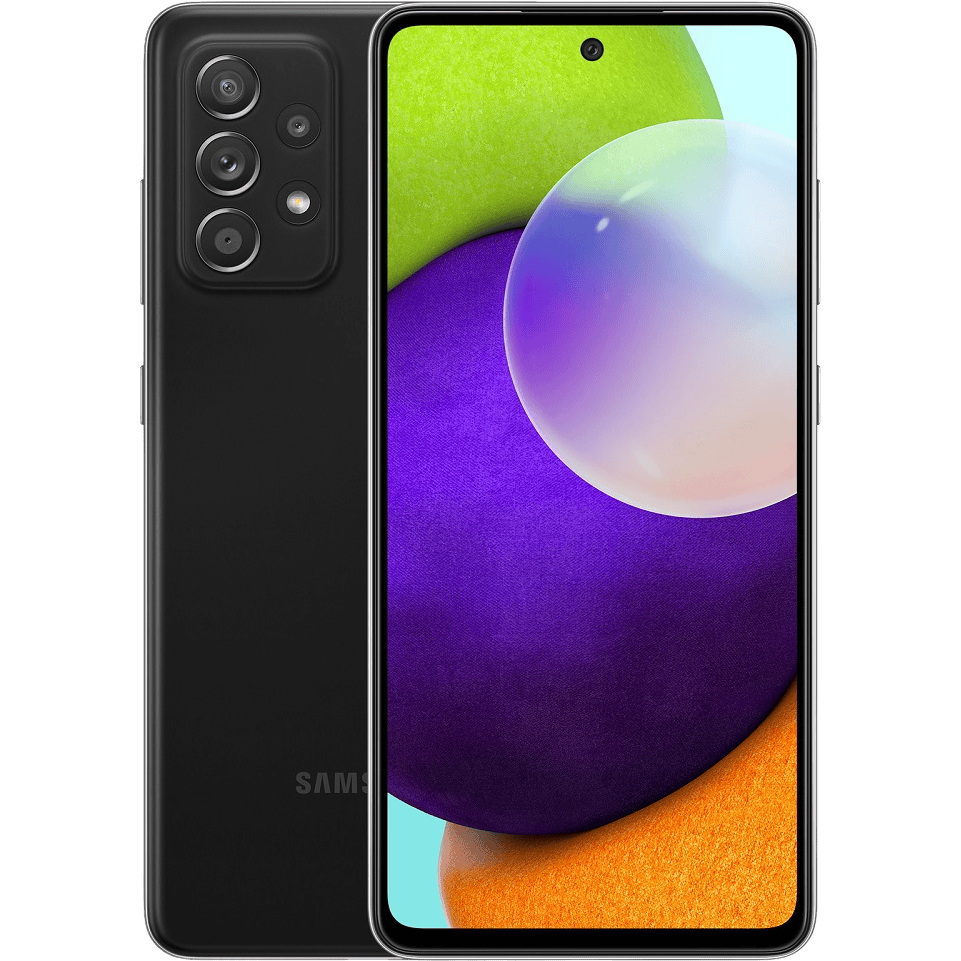 Samsung Galaxy A52 zwart