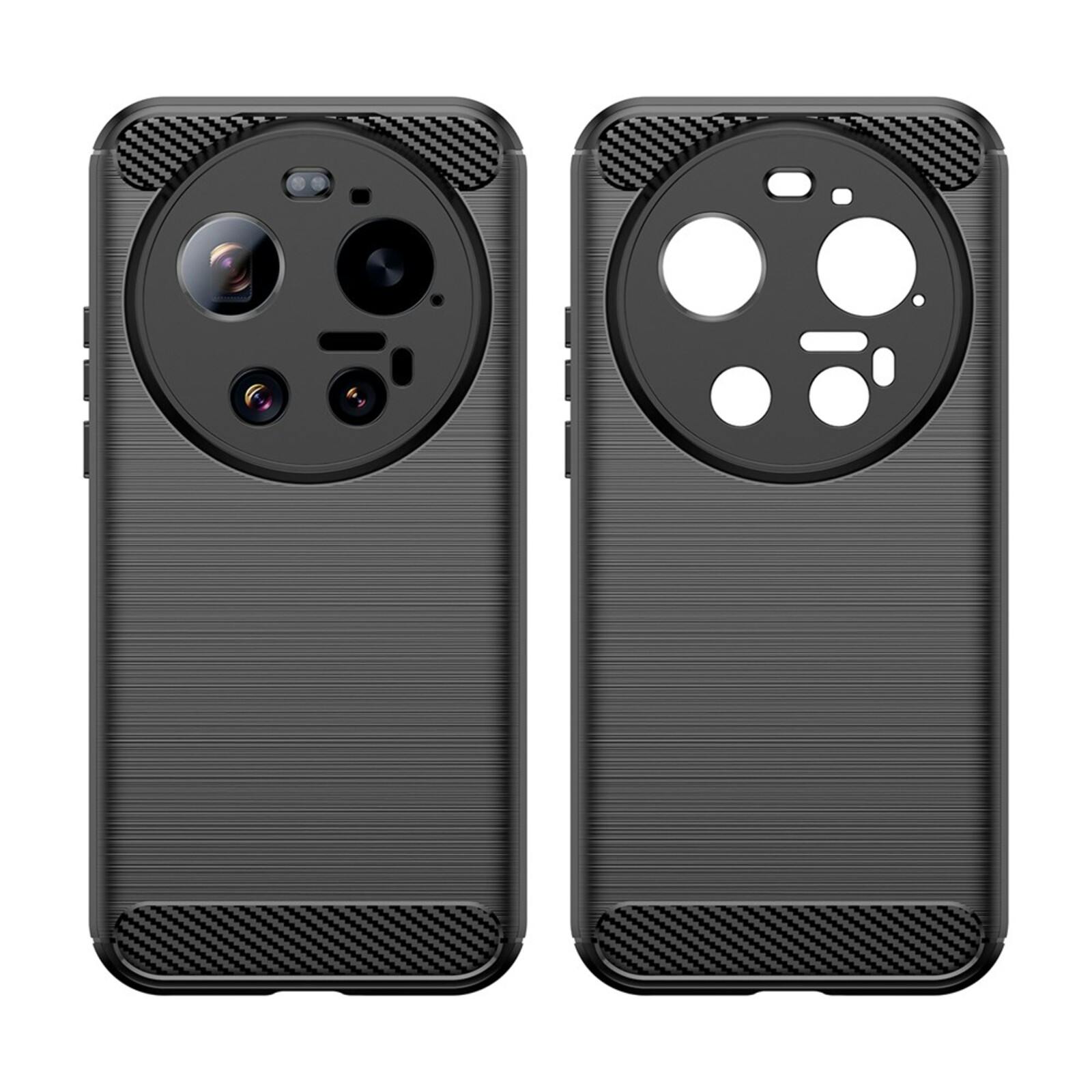 Mocaa Xiaomi 17 Ultra Schokbestendig Hoesje Zwart