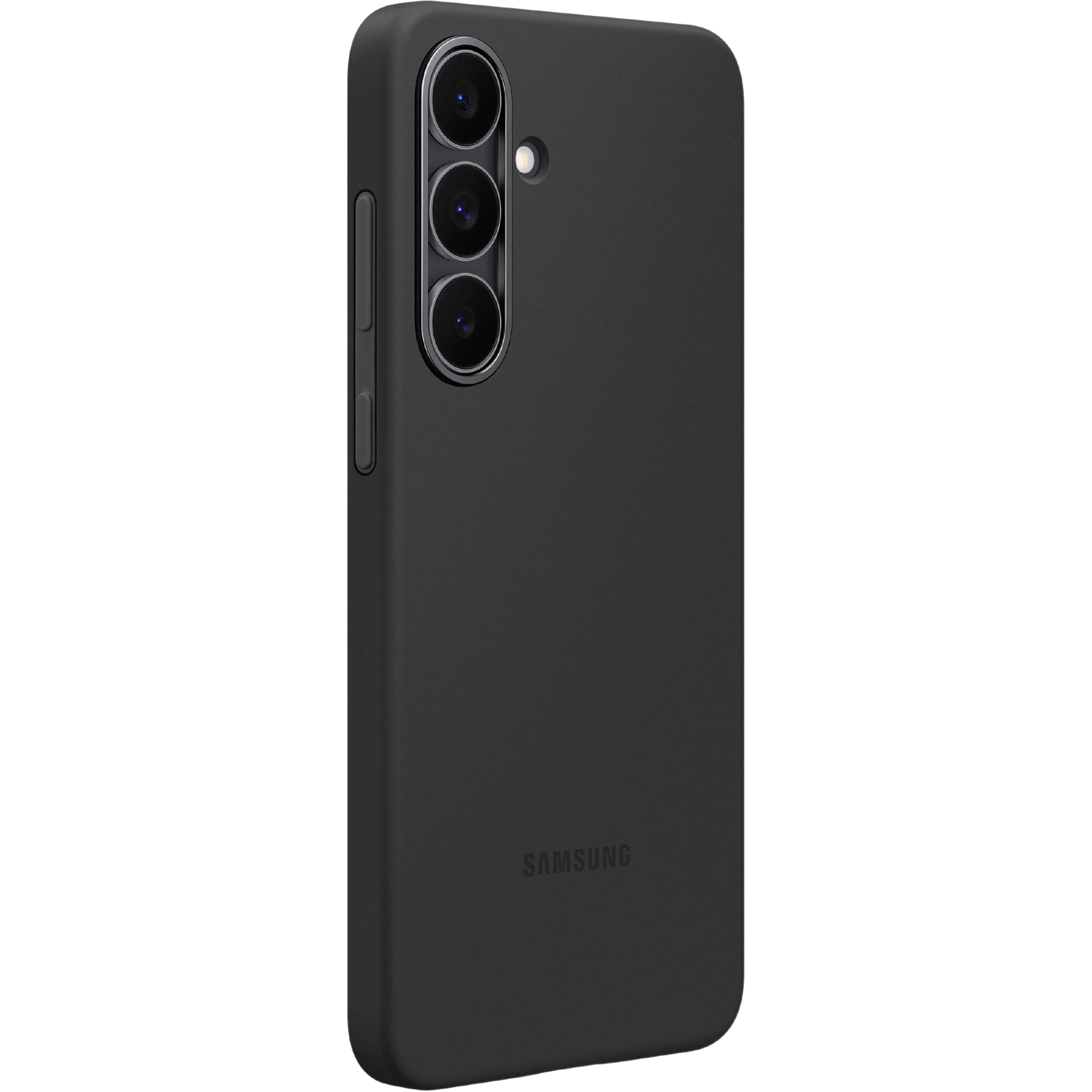 Samsung Galaxy S25 FE Siliconen Case Zwart - Voorkant