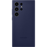 Samsung Galaxy S23 Ultra Siliconen Hoesje Blauw - Voorkant