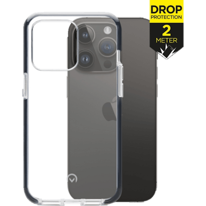 Mobilize iPhone 14 Pro Max Extra Stevig Hoesje Zwart - Voorkant