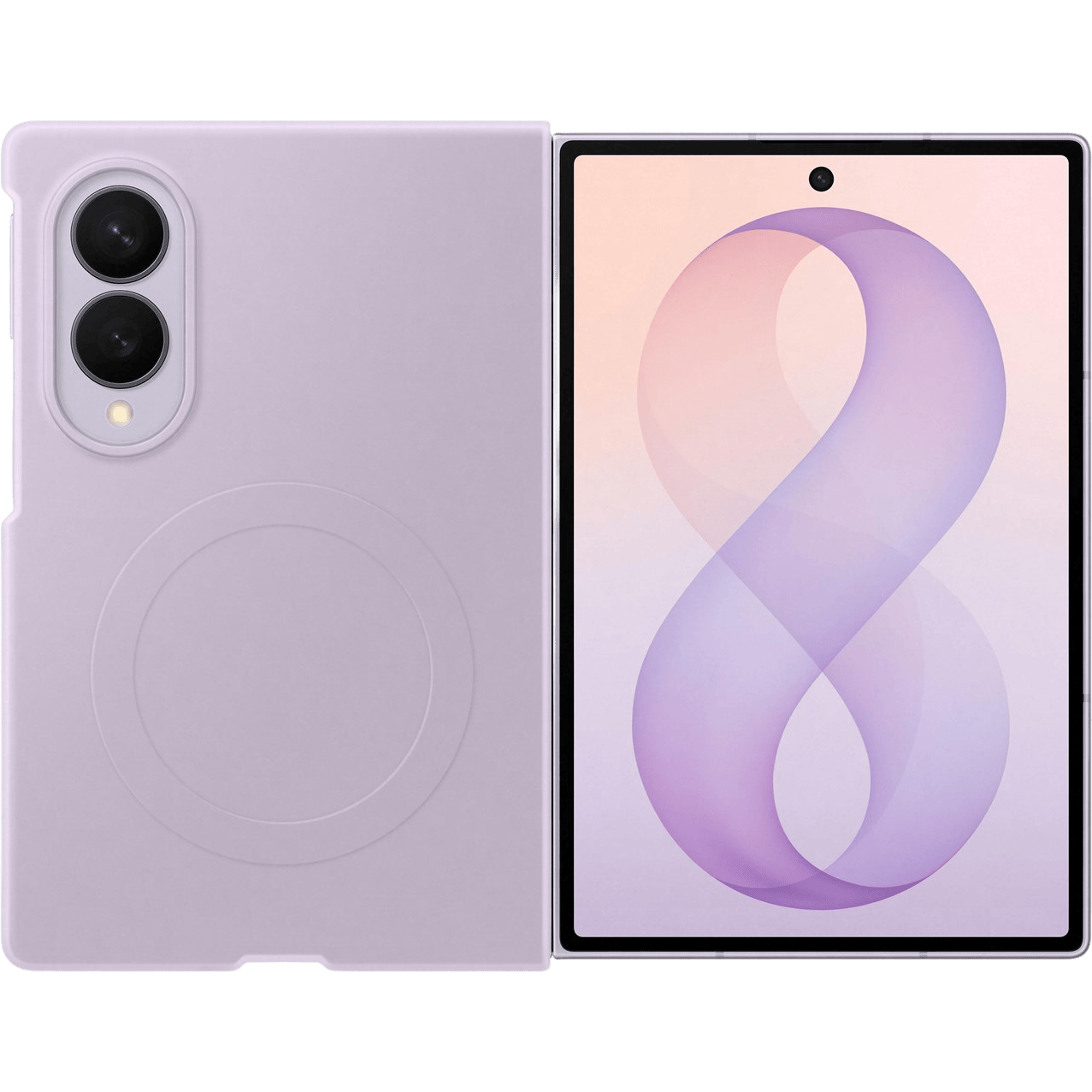 Samsung Galaxy Z Fold8 Silicone Magnet Case Violet