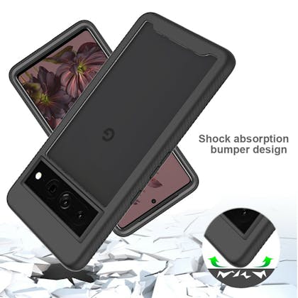 Comfycase Google Pixel 8 Pro Full Protection Cover Transparant