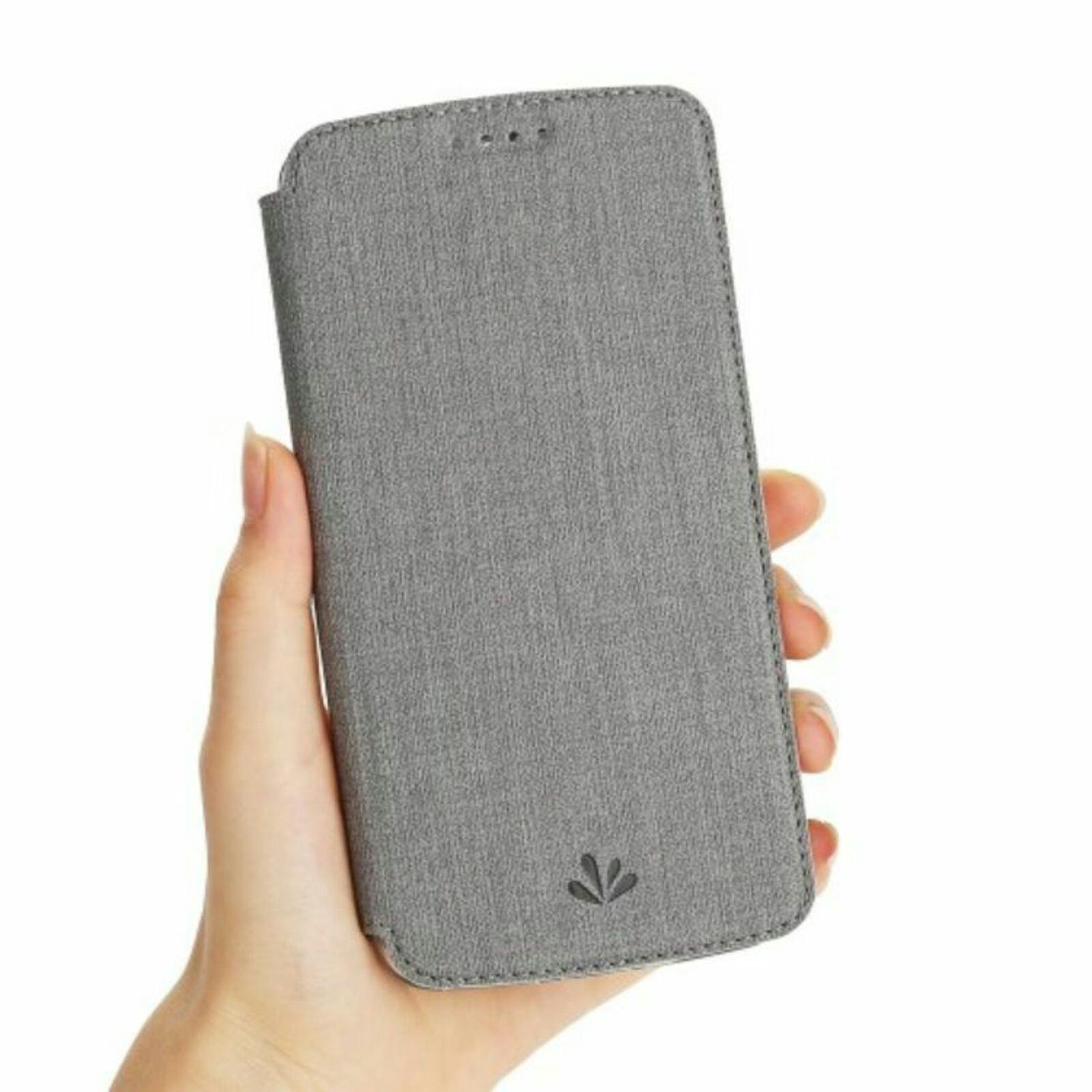 Vili Huawei P Smart 2019 DMX Flip Cover Hoesje Grijs