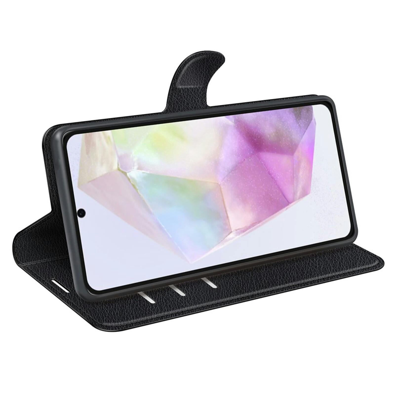 Comfycase Samsung Galaxy A36 Bookcase Hoesje Zwart