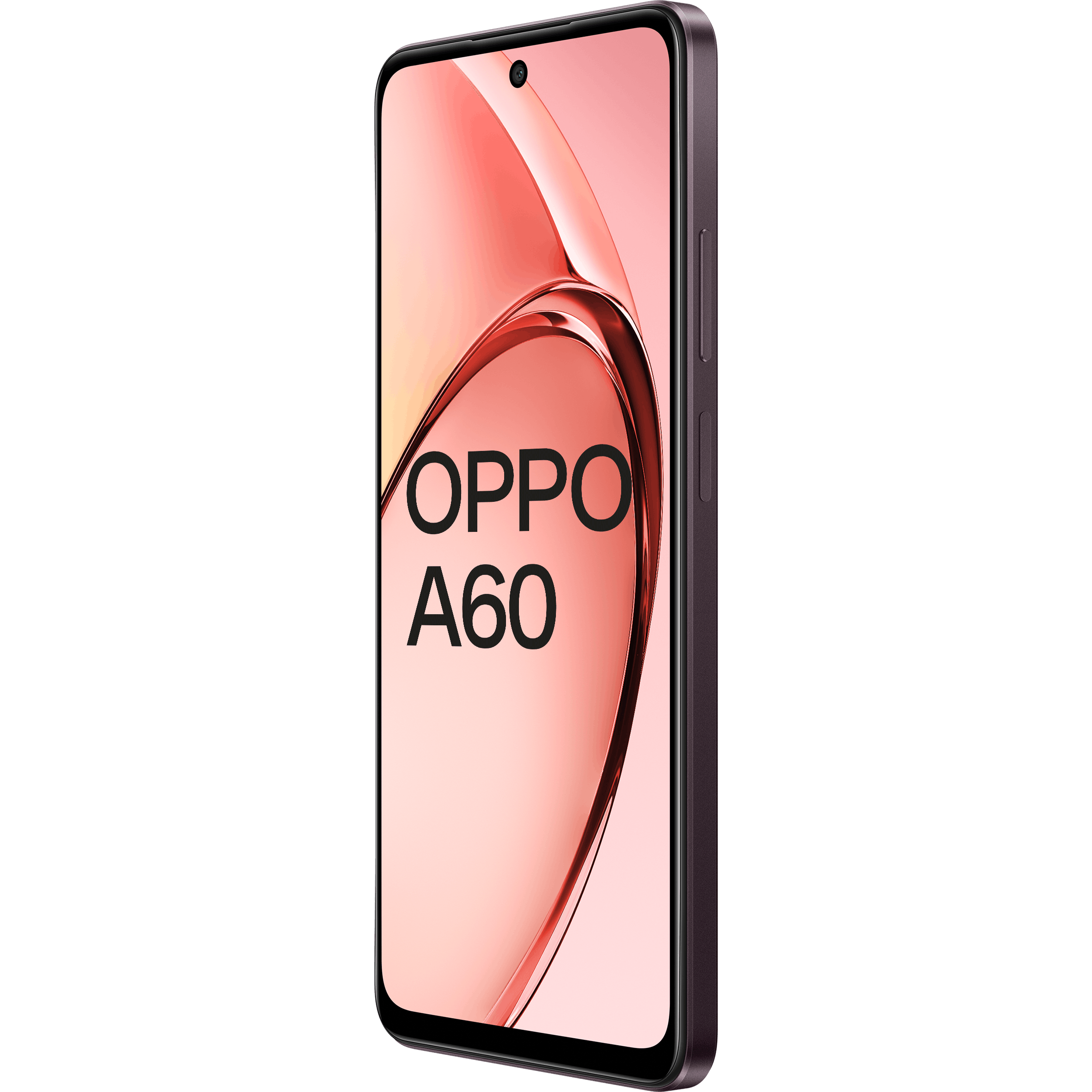 OPPO A60 5G Nebula Red - Aanzicht vanaf links