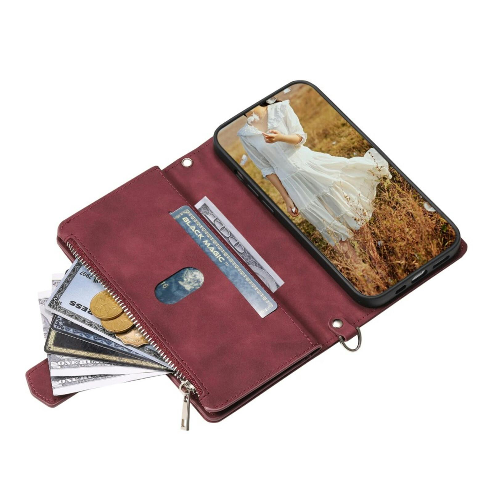 TwoTone Apple iPhone 16e Wallet Hoesje Rood
