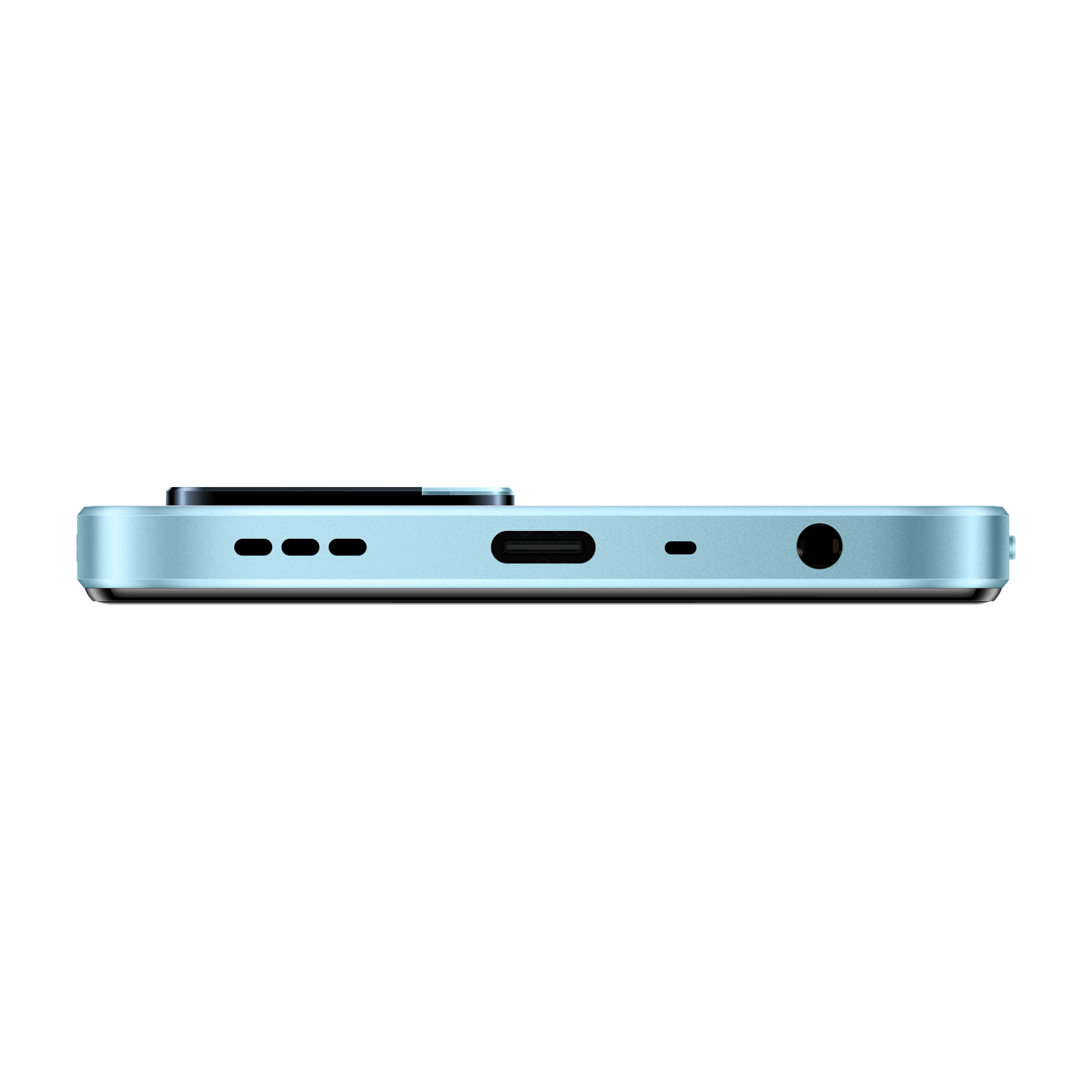 OPPO A57s Sky Blue - Zijkant