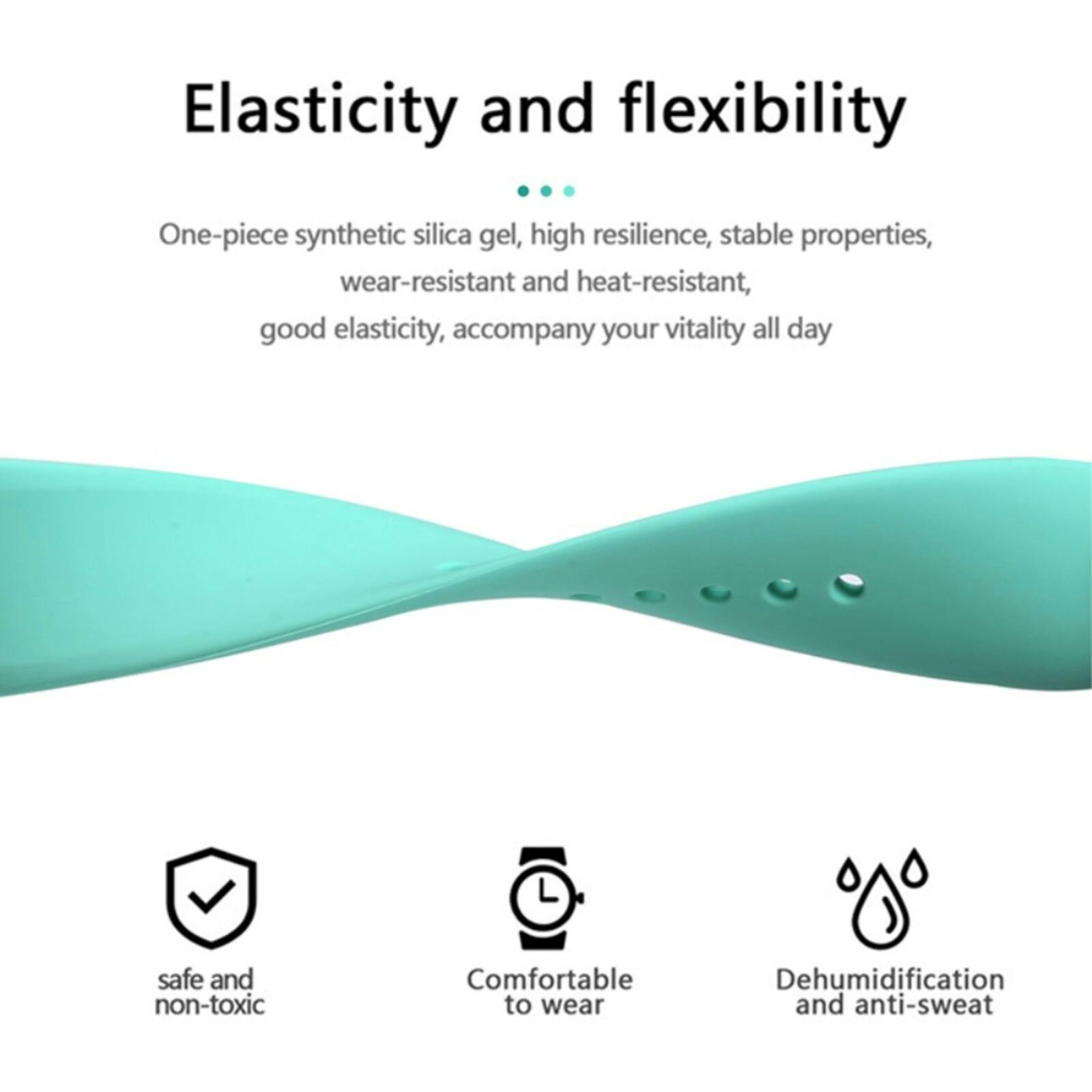 Mocaa Apple Watch Siliconen Horlogebandje 45-46mm Wit