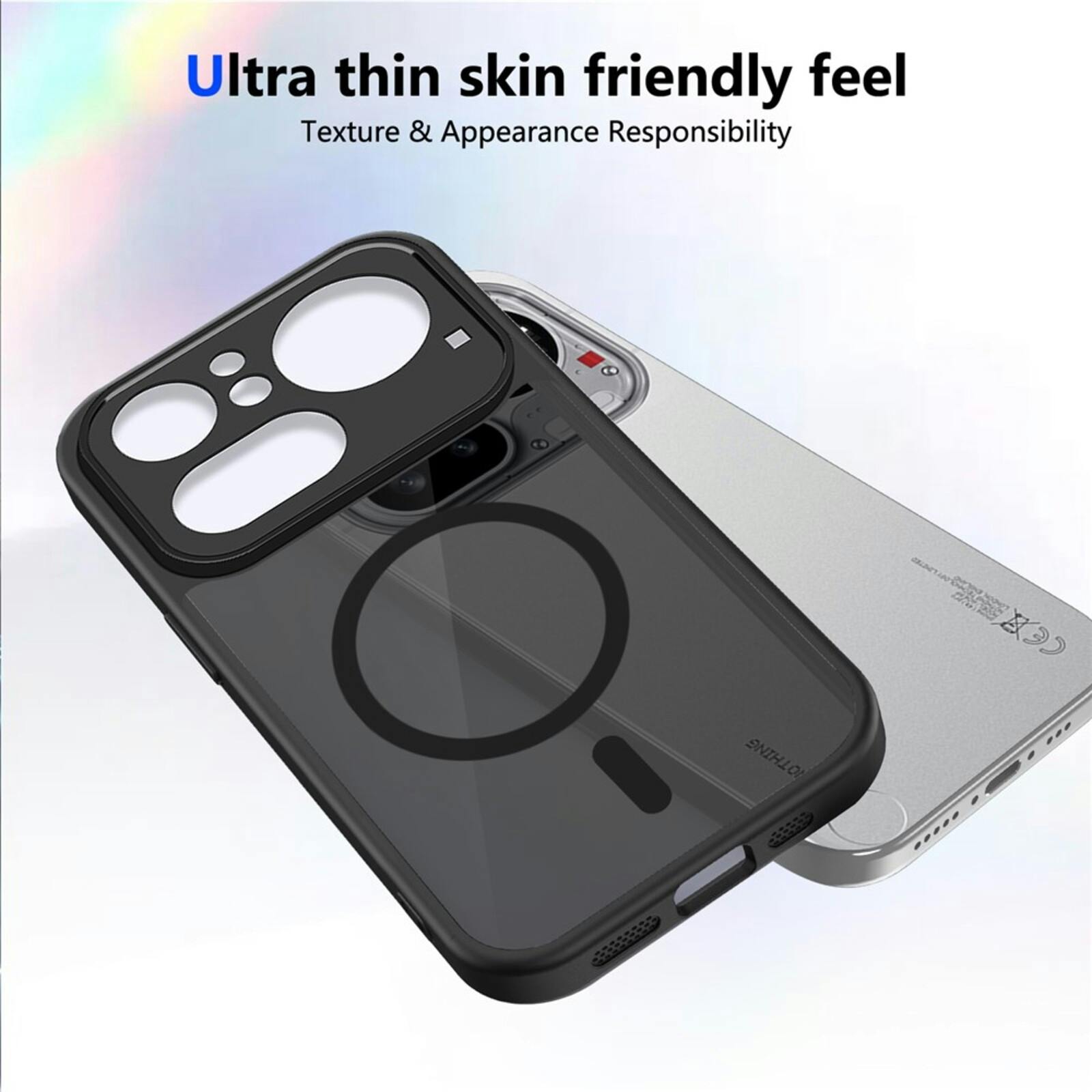 CaseBody Nothing Phone (4a) Pro Magnetisch Hoesje Zwart