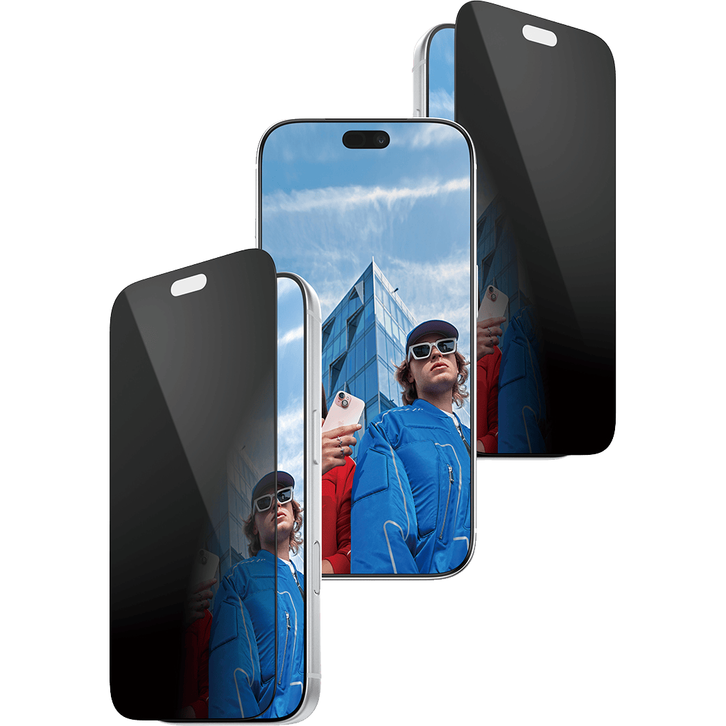 PanzerGlass iPhone 18 Pro Ultra-Wide Fit Screenprotector Privacy - Voorkant