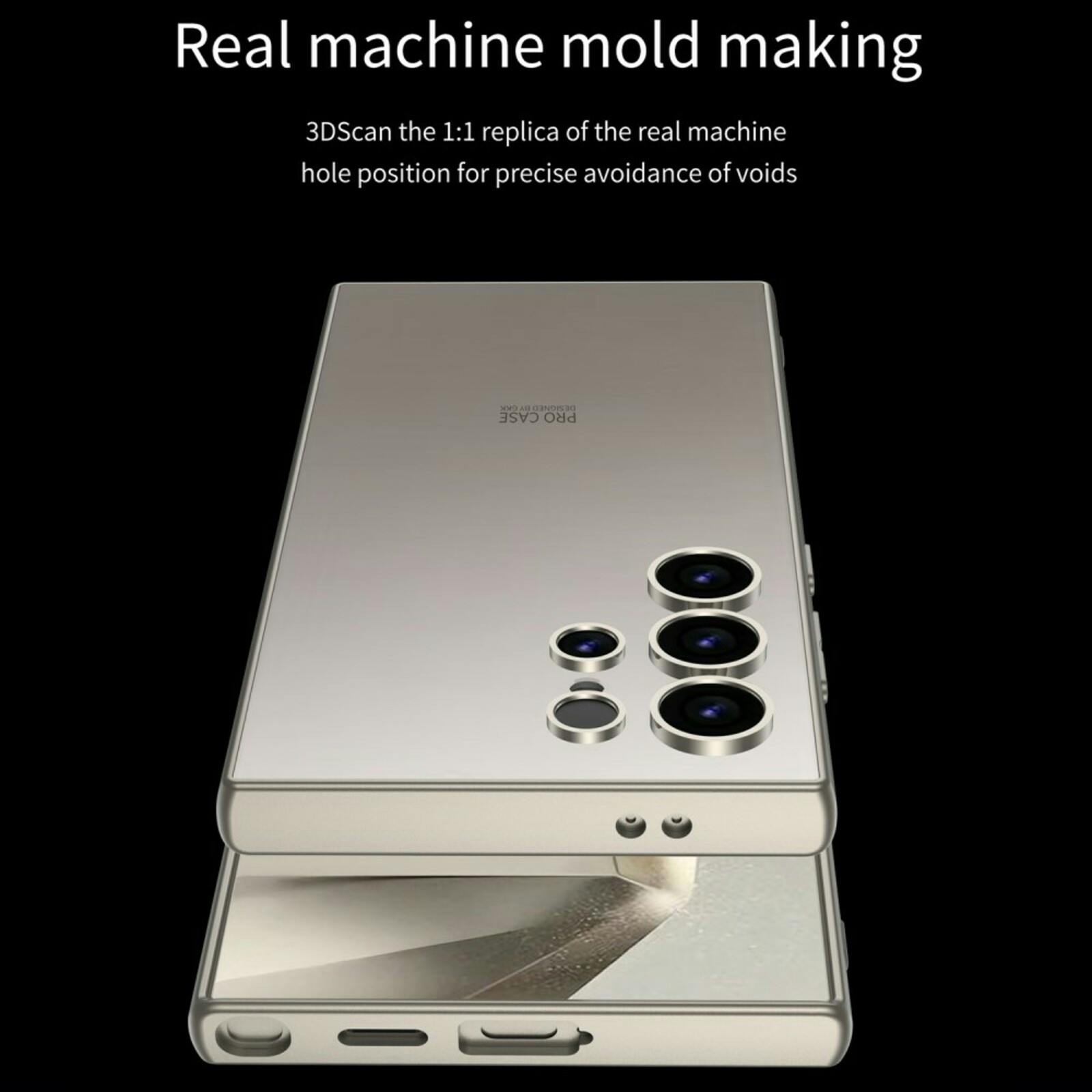 GKK Samsung Galaxy S24 Ultra Beschermcase Titanium