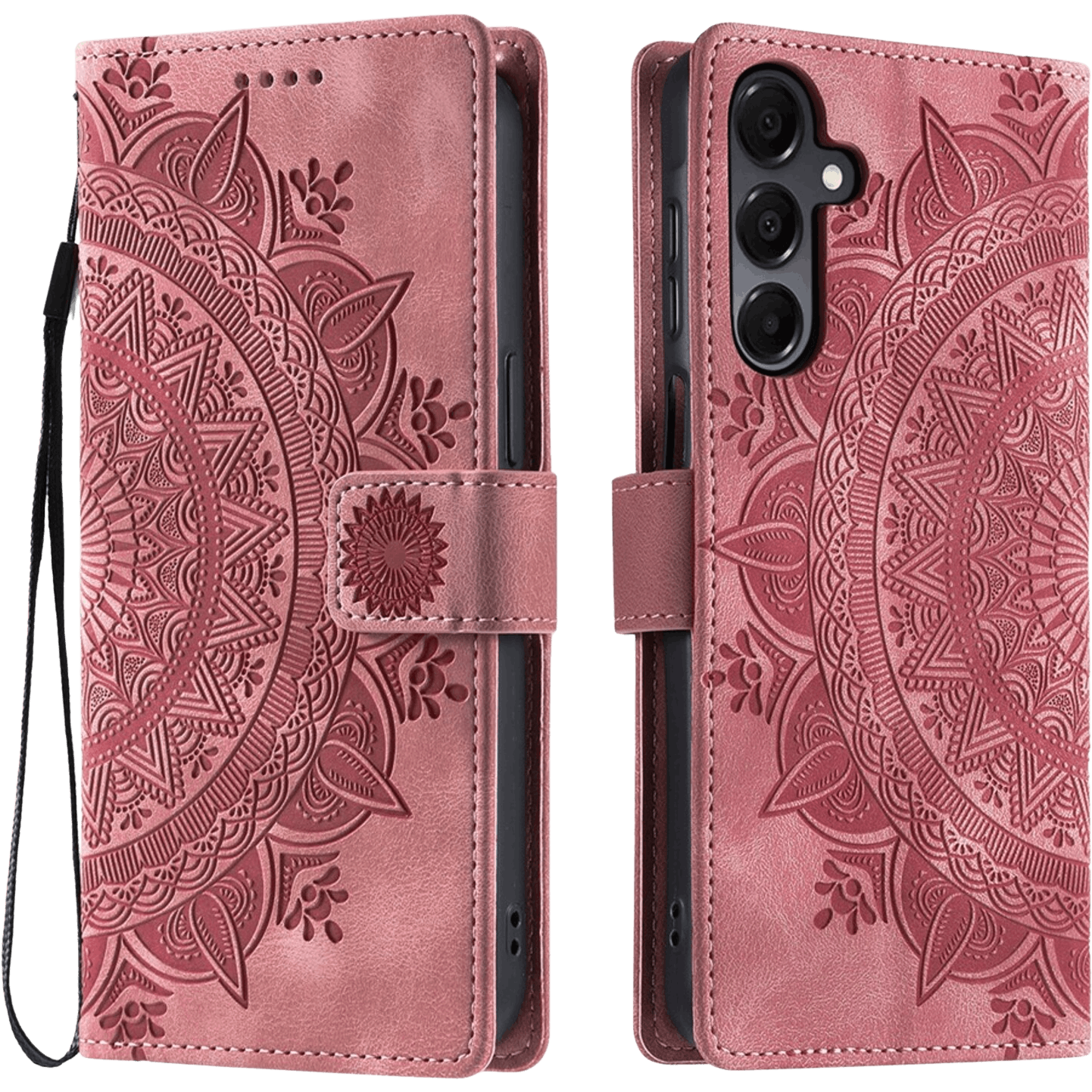 Comfycase Samsung Galaxy S25 FE Mandala Bookcase Roze