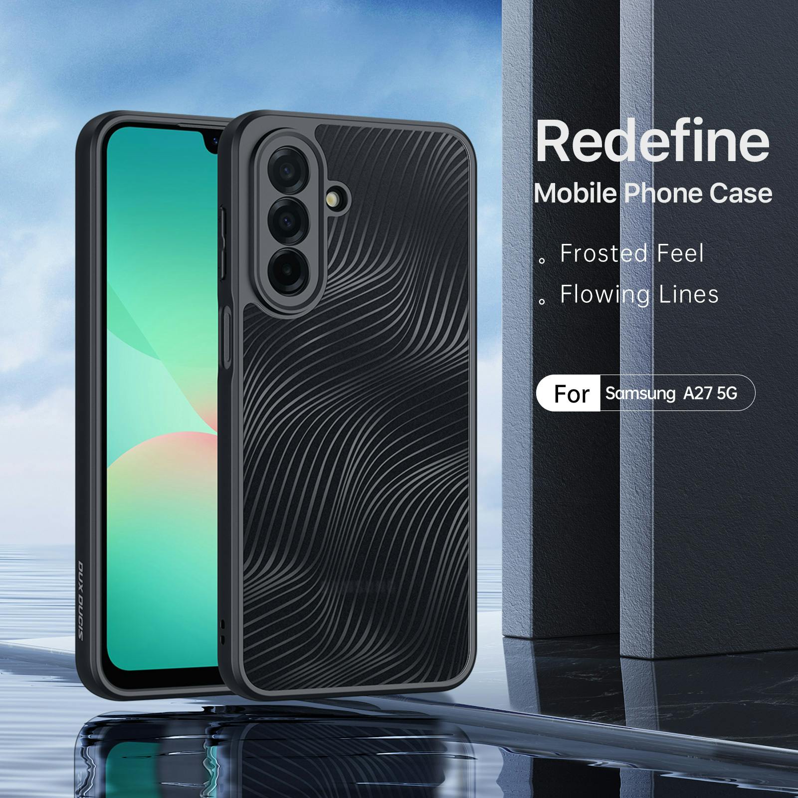 DUX DUCIS Samsung Galaxy A27 Aimo Series Beschermhoesje Zwart
