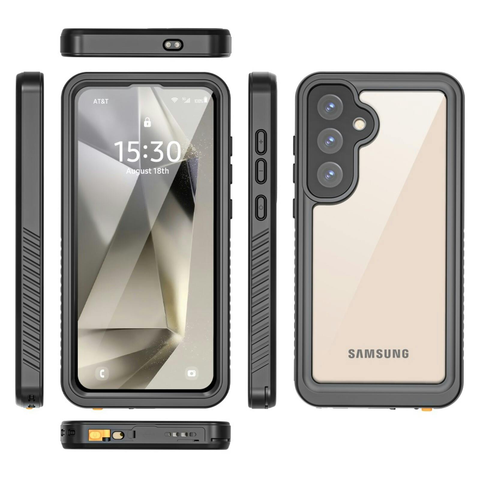 REDPEPPER Samsung S25 Plus FS Series Waterproof Case Zwart