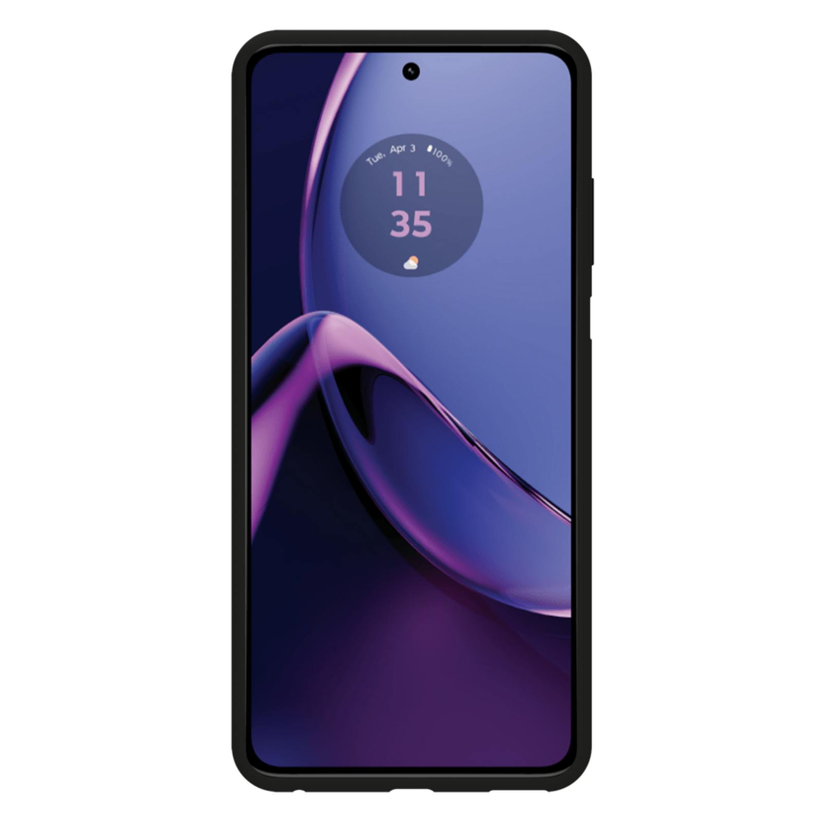 Just in Case Motorola Moto G84 Siliconen (TPU) Hoesje Zwart