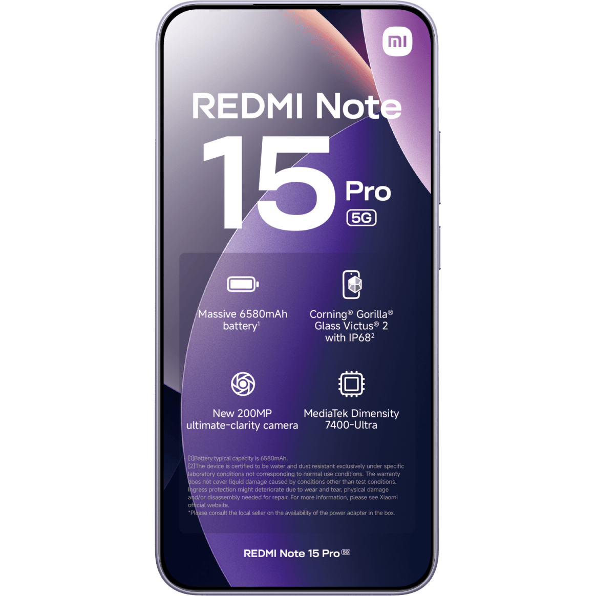 Xiaomi Redmi Note 15 Pro 5G Mist Purple