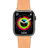 Swipez Apple Watch Klassiek Leren Bandje Bruin - Voorkant