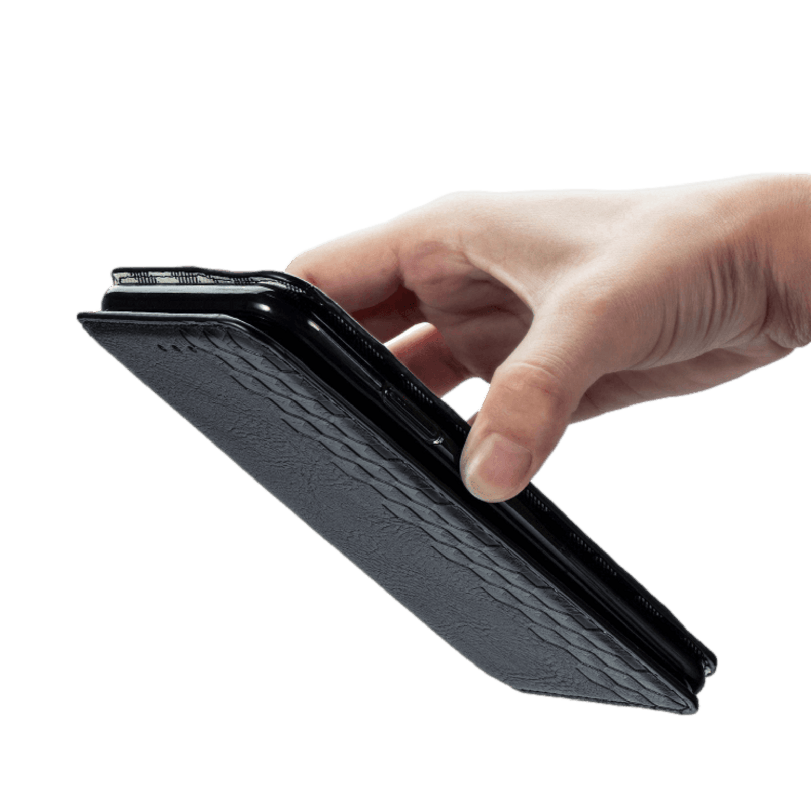 CaseBody Samsung Galaxy S20 Plus Cubic Telefoonhoesje met Magneetsluiting Zwart