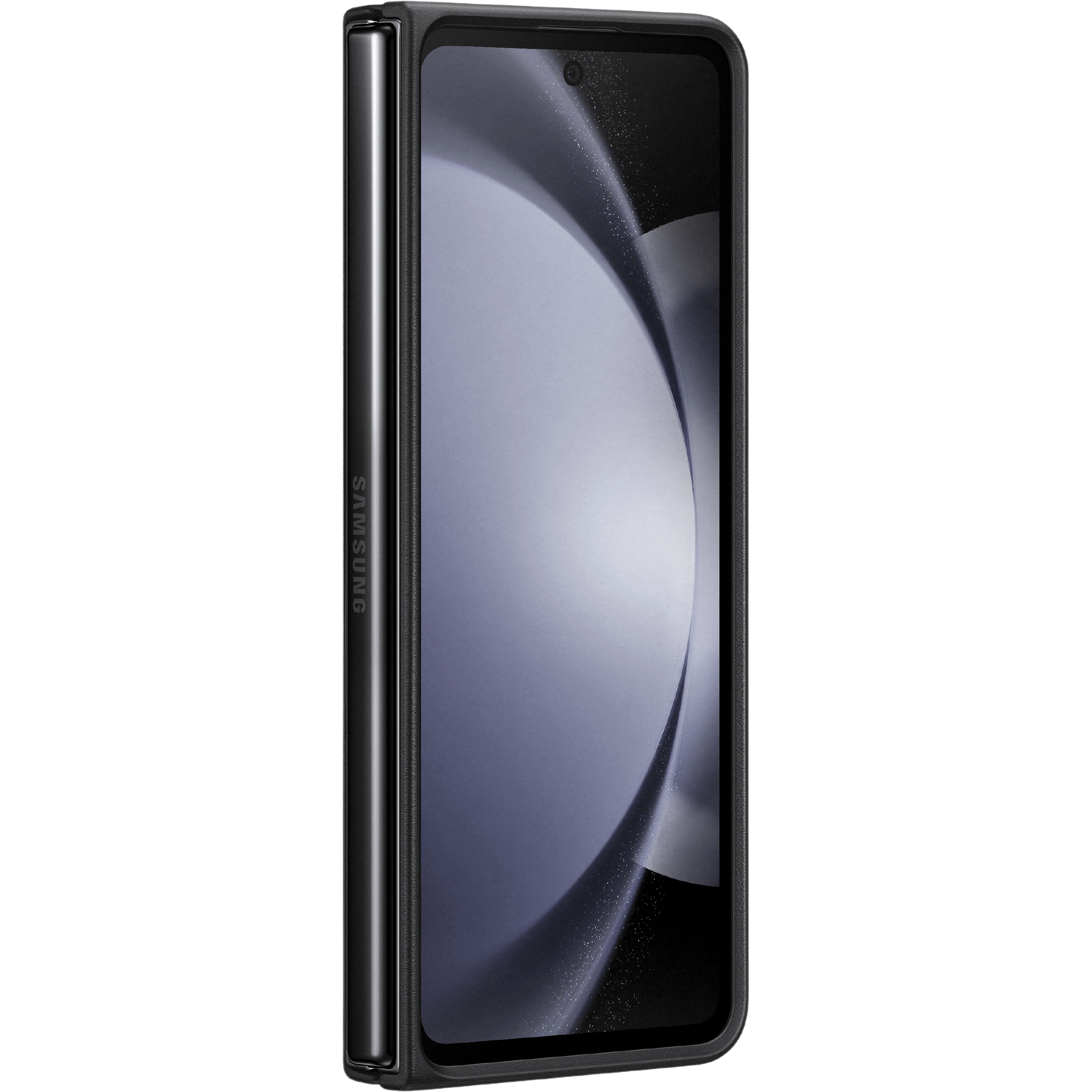 Samsung Galaxy Z Fold5 Eco Leren Hoesje Zwart