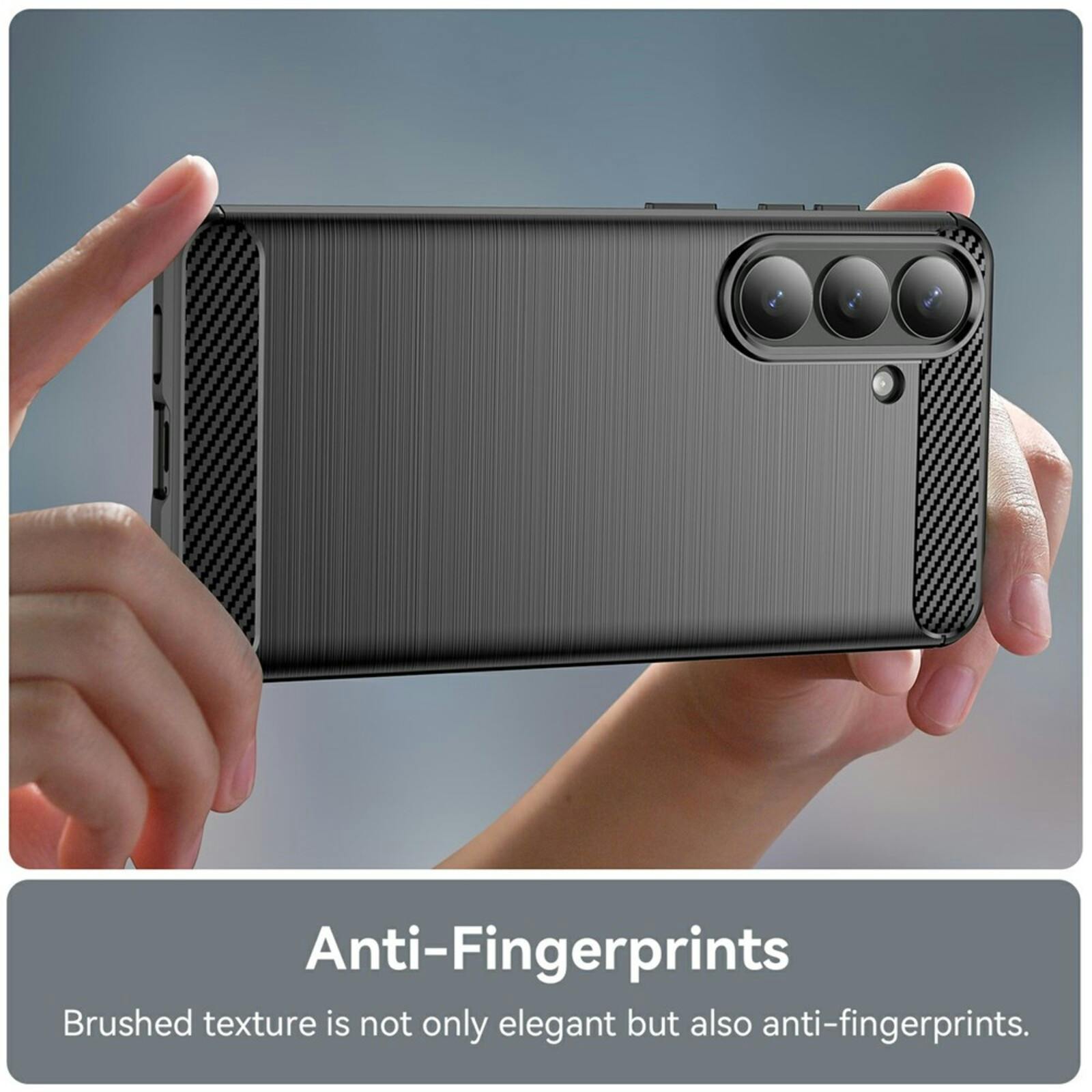 Mocaa Samsung Galaxy S26 Plus Schokbestendig Hoesje Zwart