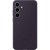 Samsung Galaxy S24 Plus Siliconen Hoesje Dark Violet - Achterkant