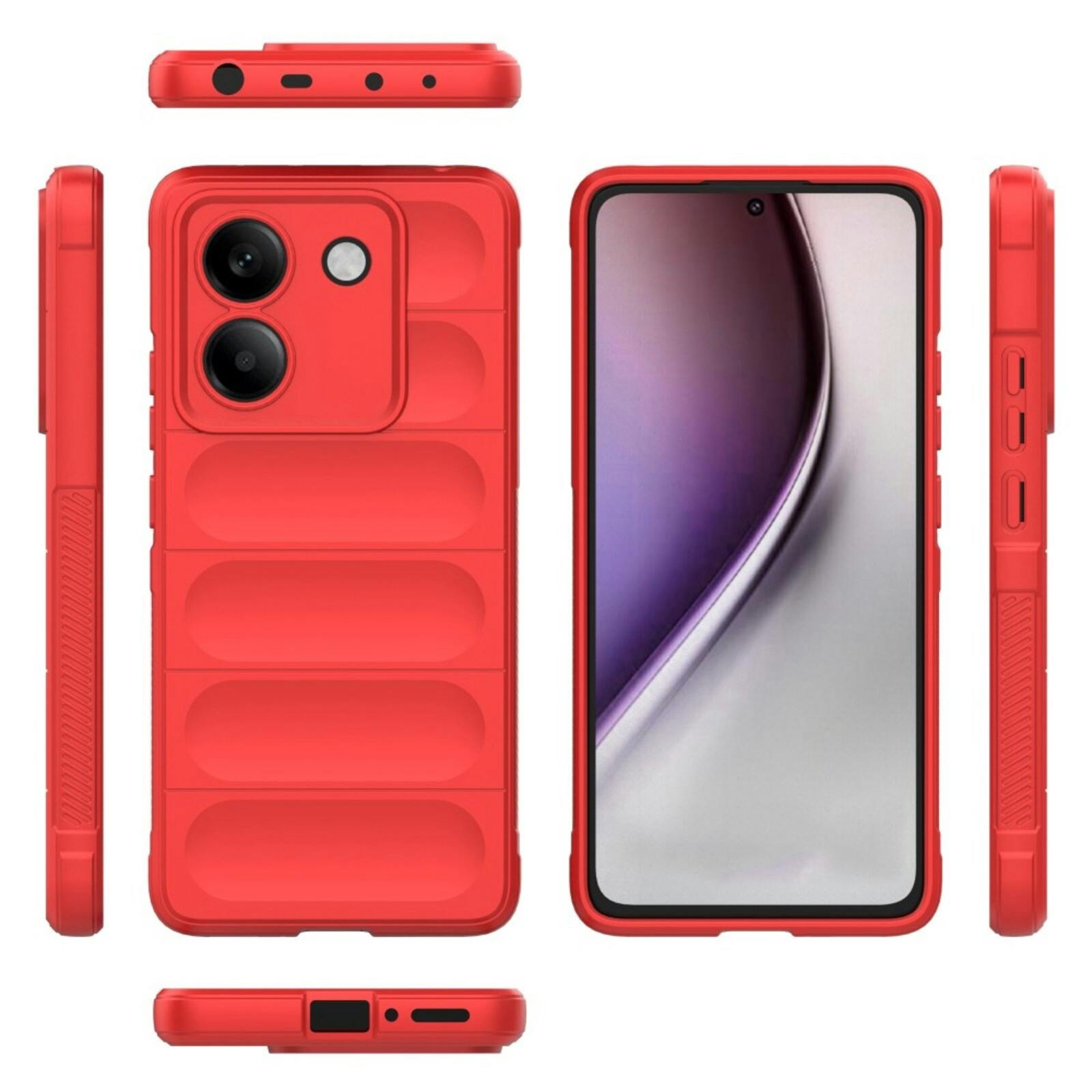 Comfycase POCO M7 Pro 5G Cushion Case Rood