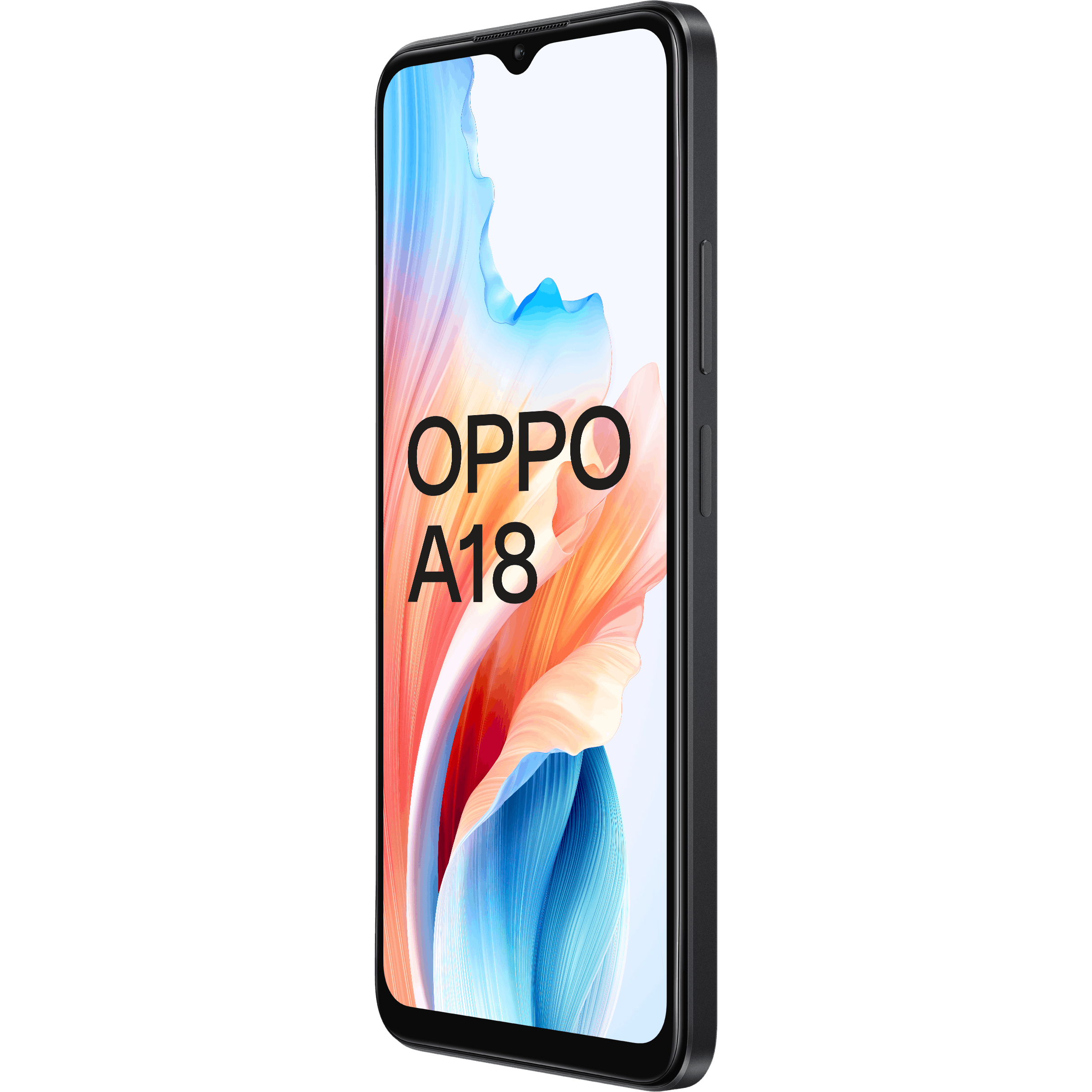 OPPO A18 Glowing black