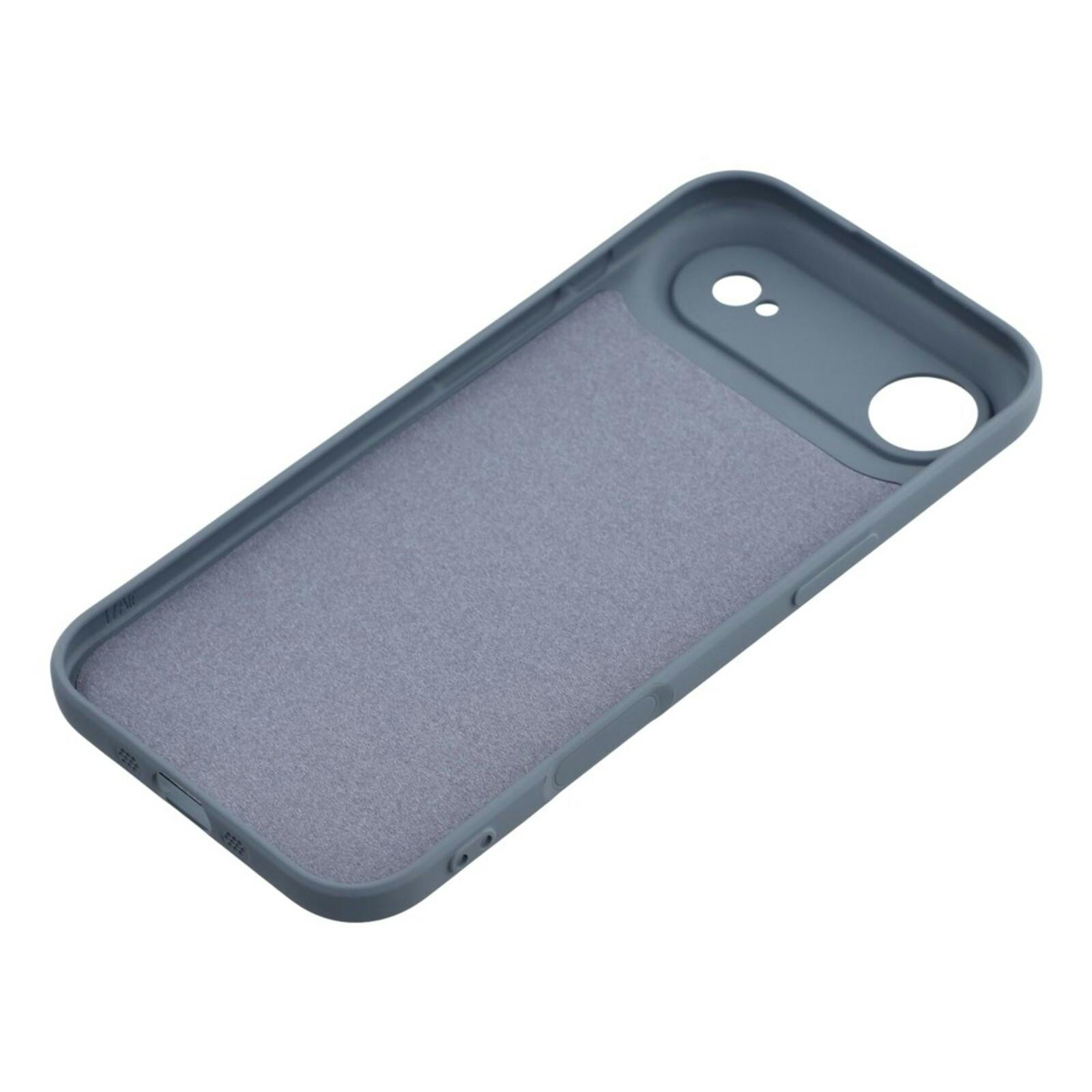 Mocaa Apple iPhone 17 Air Lens Protection Hoesje Blauwgrijs