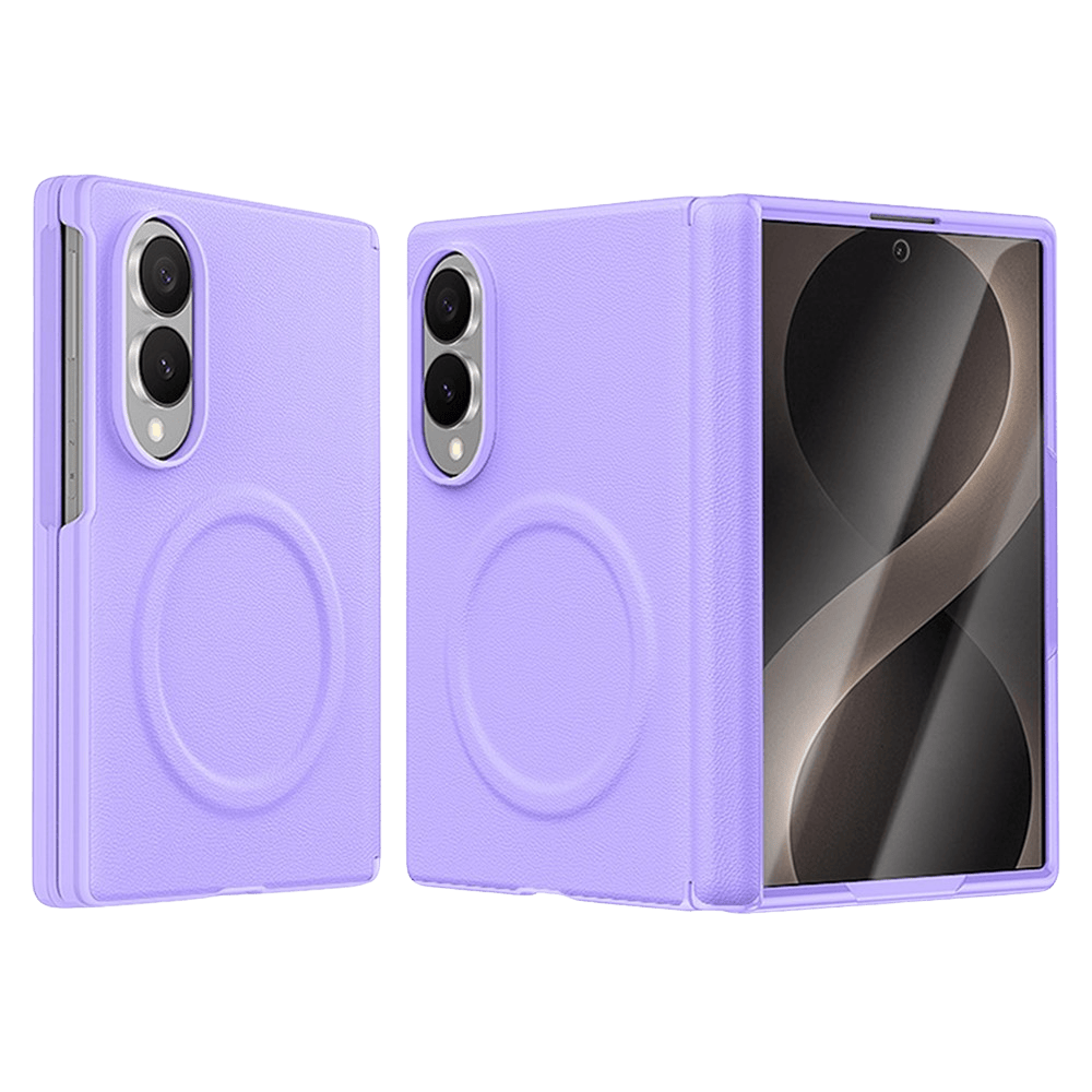 CaseBody Samsung Galaxy Z Fold8 Magnetisch Hoesje met Scharnier- en Schermbescherming Paars