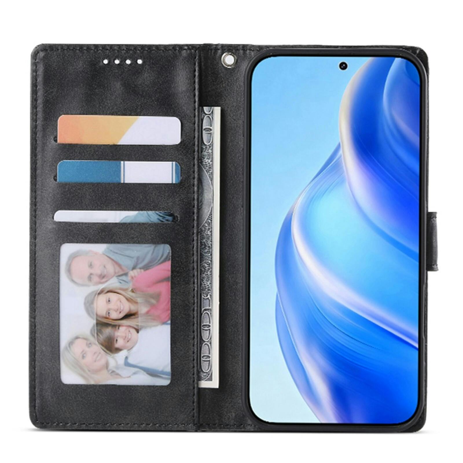 Mocaa Samsung Galaxy A27 Slim-Fit Boek Hoesje Zwart