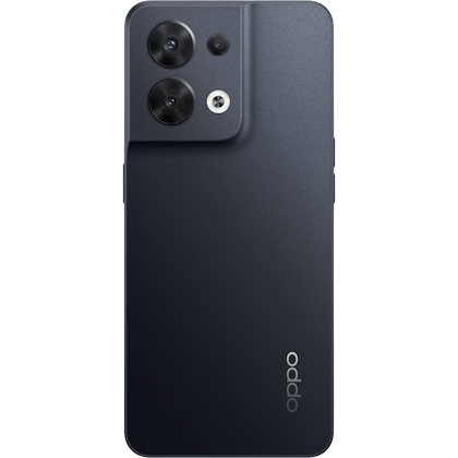 OPPO Reno8 5G Shimmer Black - Achterkant