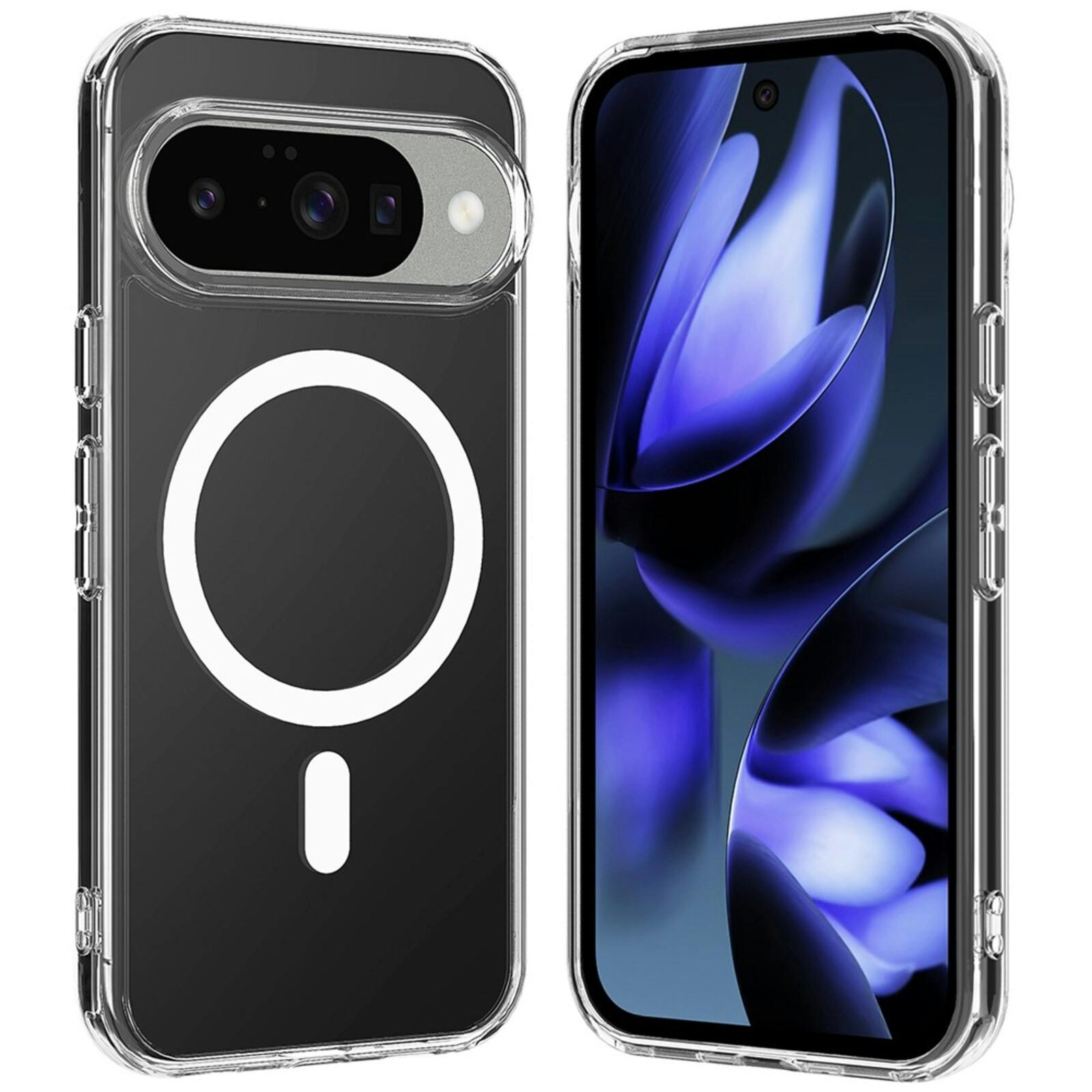 CaseBody Google Pixel 10 MagSafe Airbag Hoesje Transparant