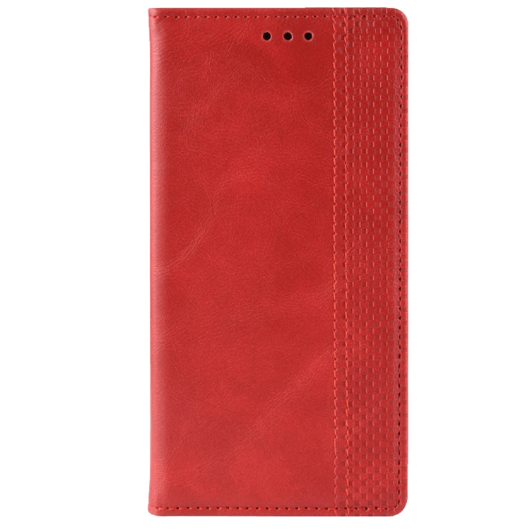 CaseBody Samsung Galaxy S20 Retro Hoesje met Pasruimte Rood