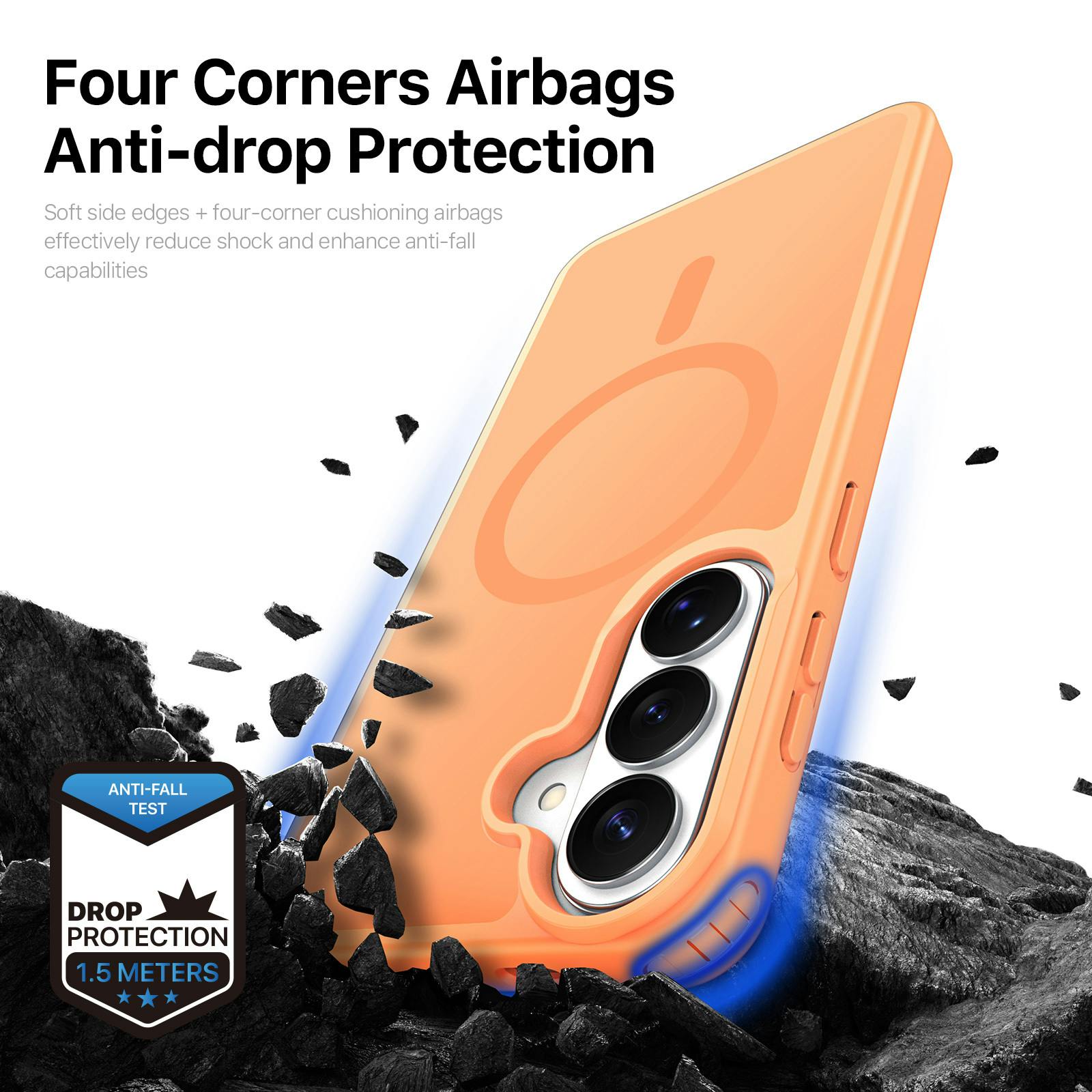 DUX DUCIS Samsung Galaxy S26 Magnetic Mat Hoesje Oranje