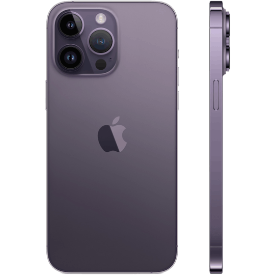 Apple iPhone 14 Pro Max Deep Purple - Zijkant